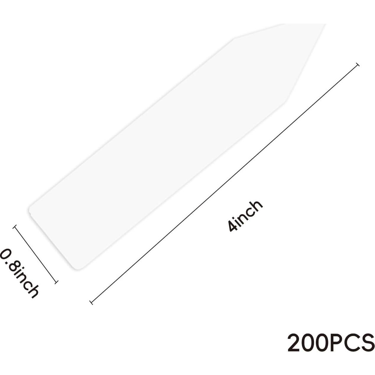 Etiquetas de Jardinería Anphly 200 Pcs 10x2 cm Impermeables