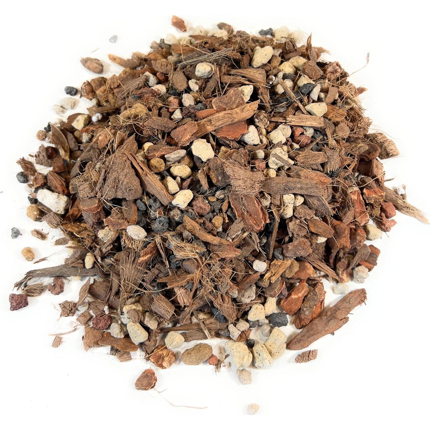 Mezcla para Macetas de Orquídeas Molly 10 Cuartos Sin Suelo