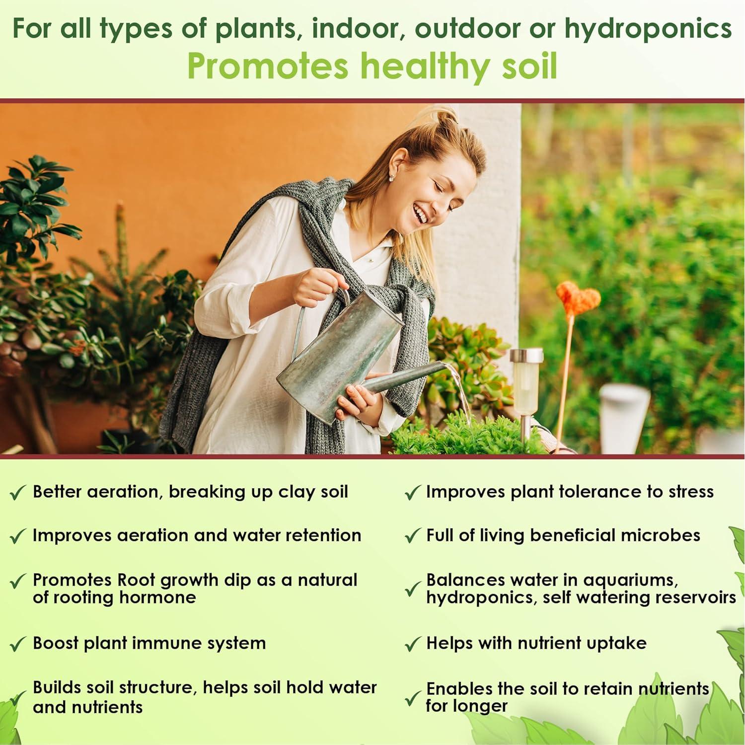 Fertilizante Orgánico VermisTerra Vitalidad 226.8 g - Sin Olor