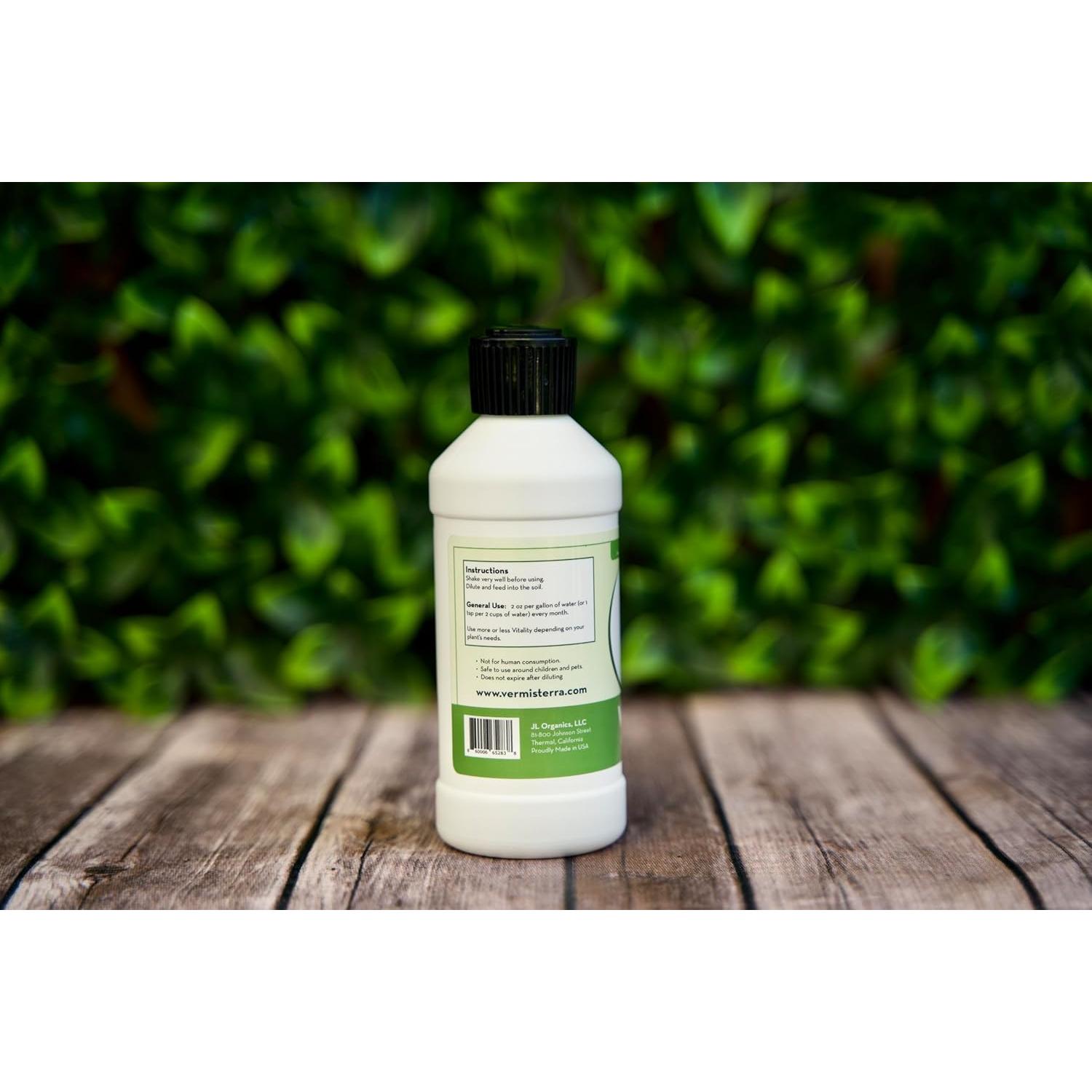 Fertilizante Orgánico VermisTerra Vitalidad 226.8 g - Sin Olor