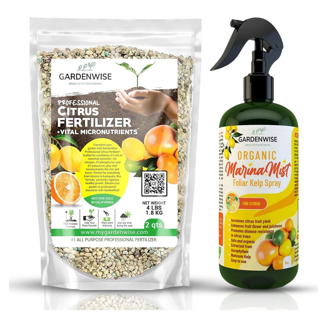 Fertilizante Orgánico GardenWise para Cítricos 2L - NPK Balanceado