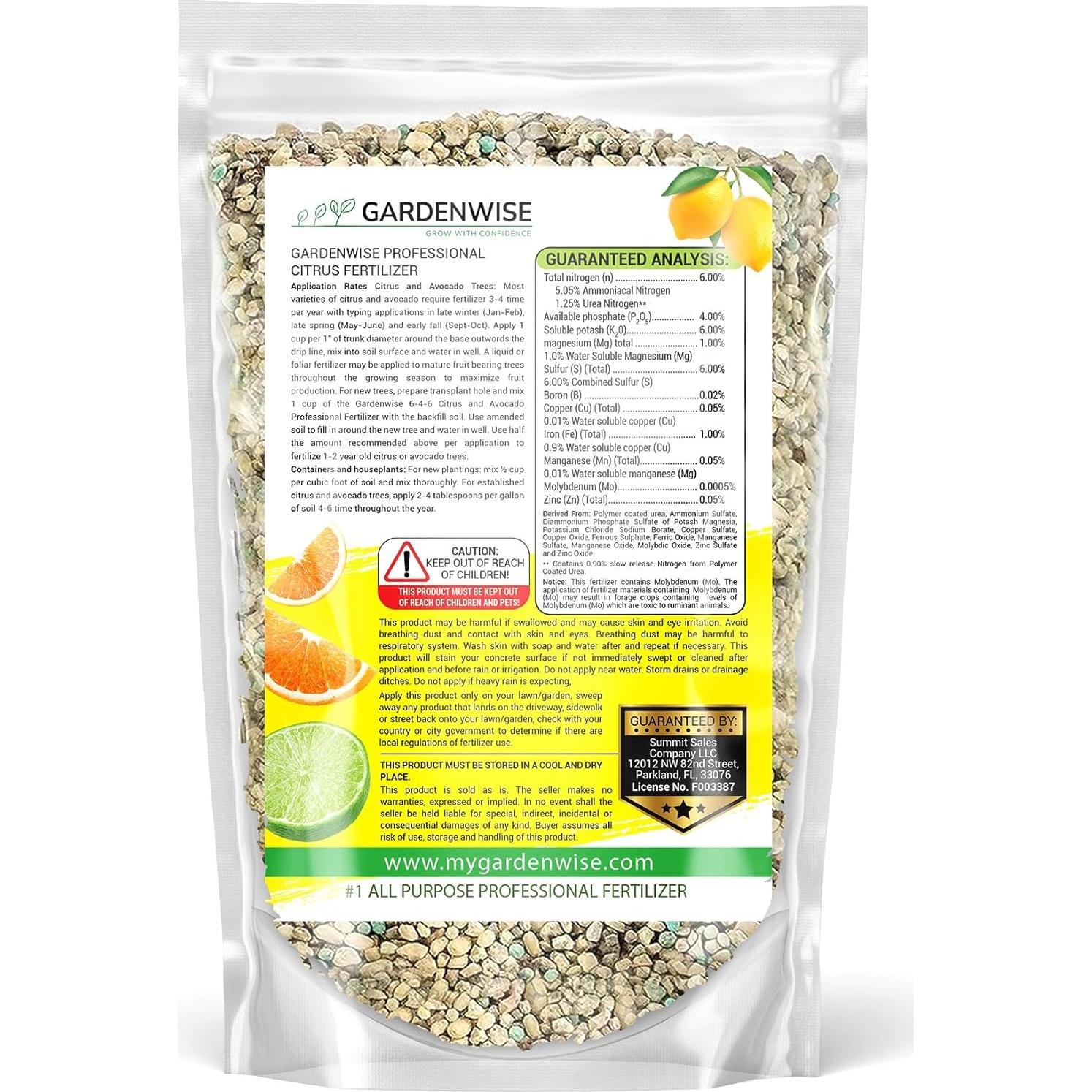 Fertilizante Orgánico GardenWise para Cítricos 2L - NPK Balanceado