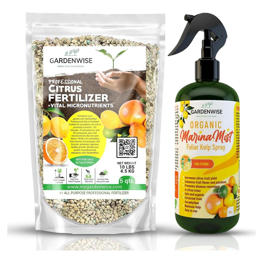 Fertilizante Orgánico para Cítricos GardenWise 2.27kg - NPK Balanceado