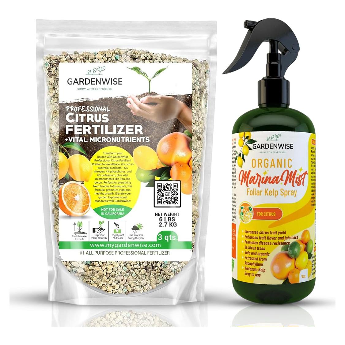 Fertilizante Orgánico para Cítricos GardenWise 236.6 ml