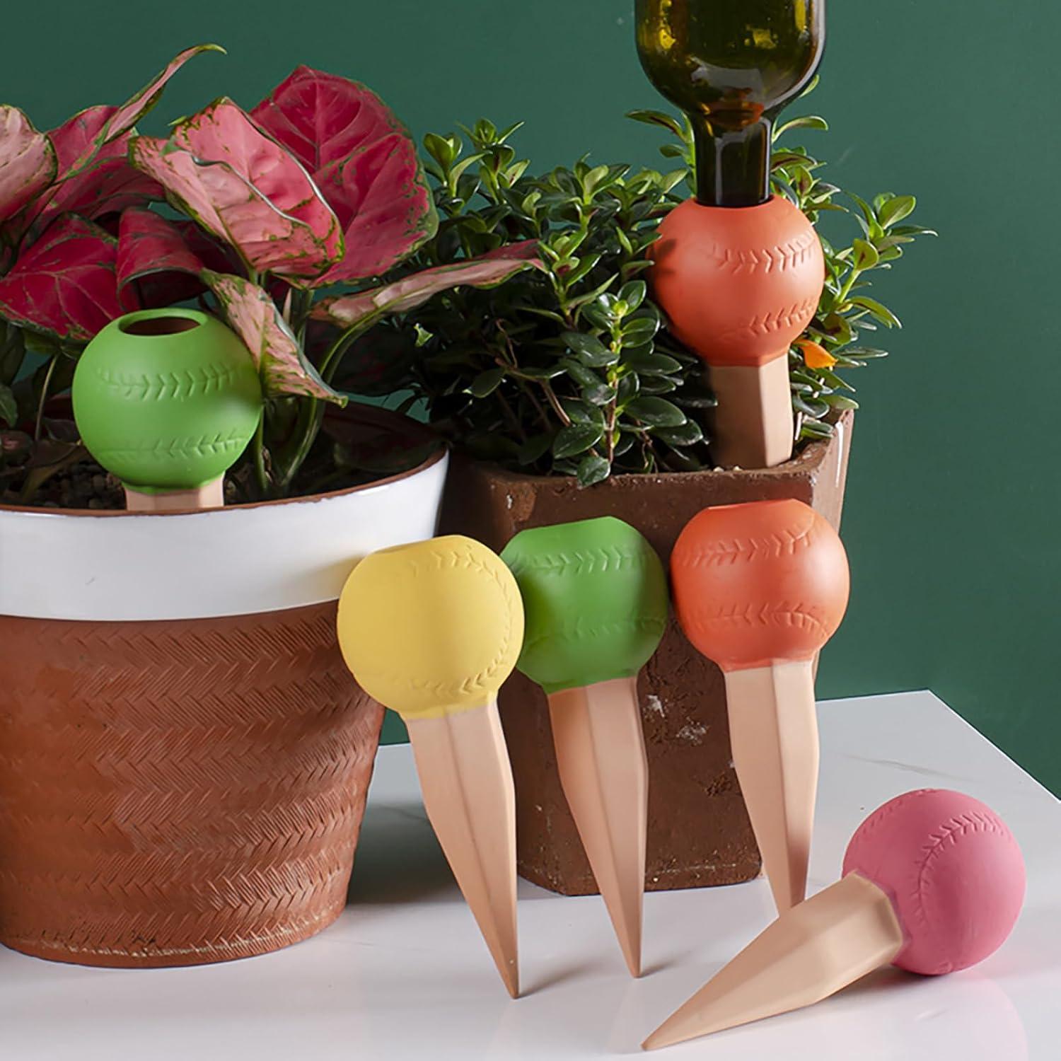 Picos de Riego de Terracota RoseFlower 150ml - 4 Pcs