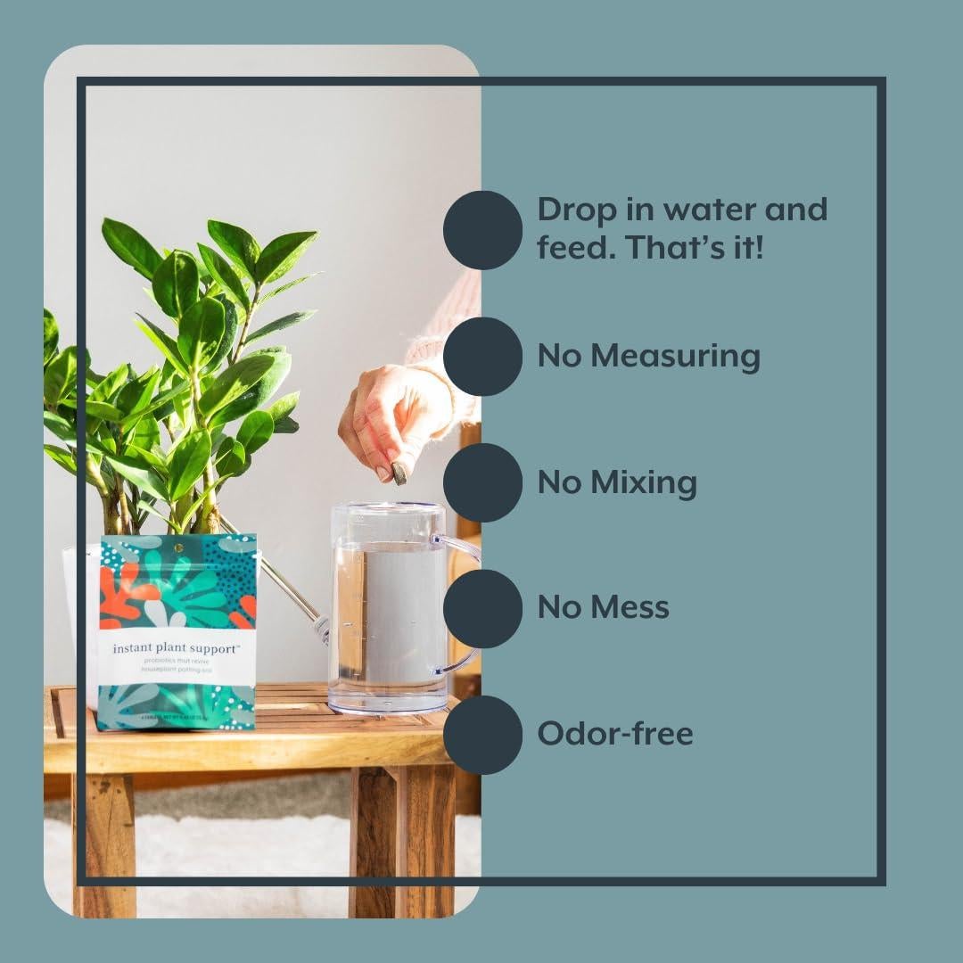 Tabletas ProBióticas para Plantas - Soporte Instantáneo - 4 Unidades