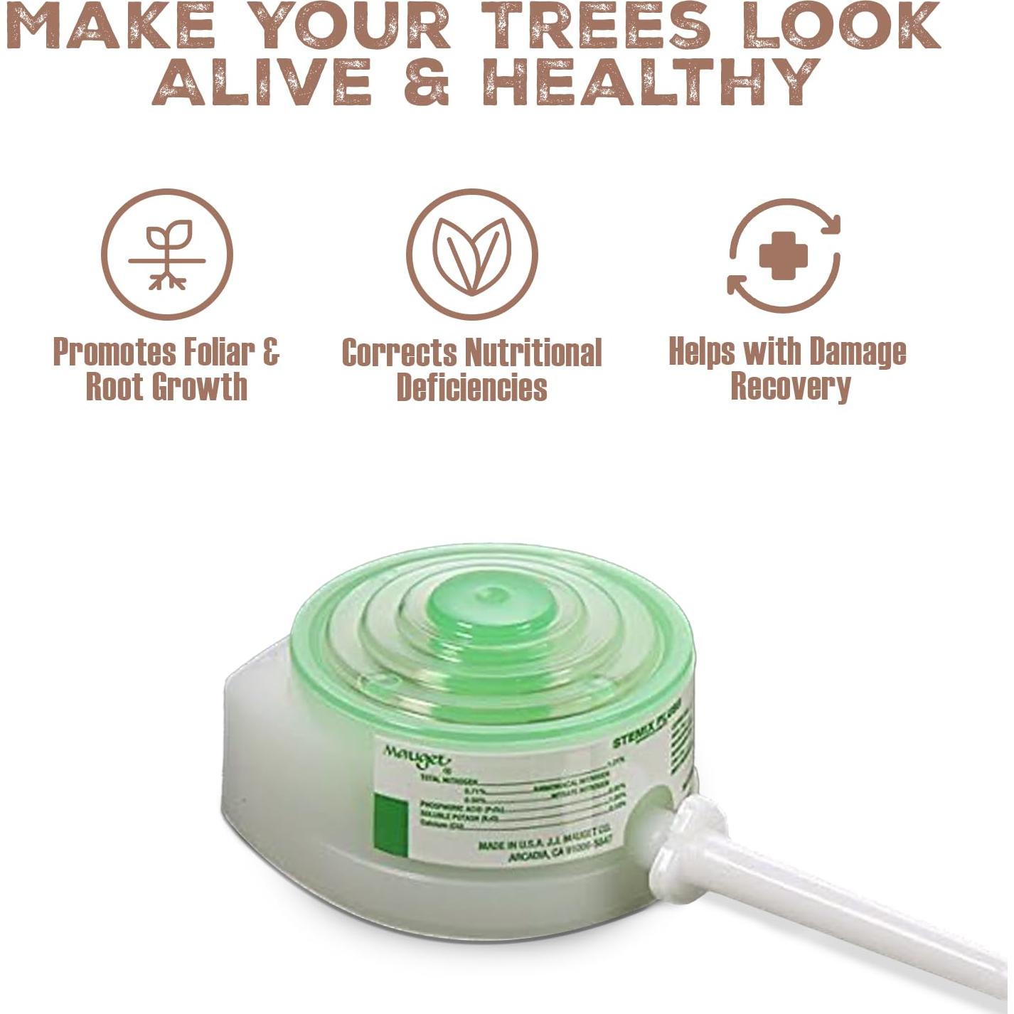 Fertilizante Inyector Mauget Stemix Plus 24 Cápsulas 6ml