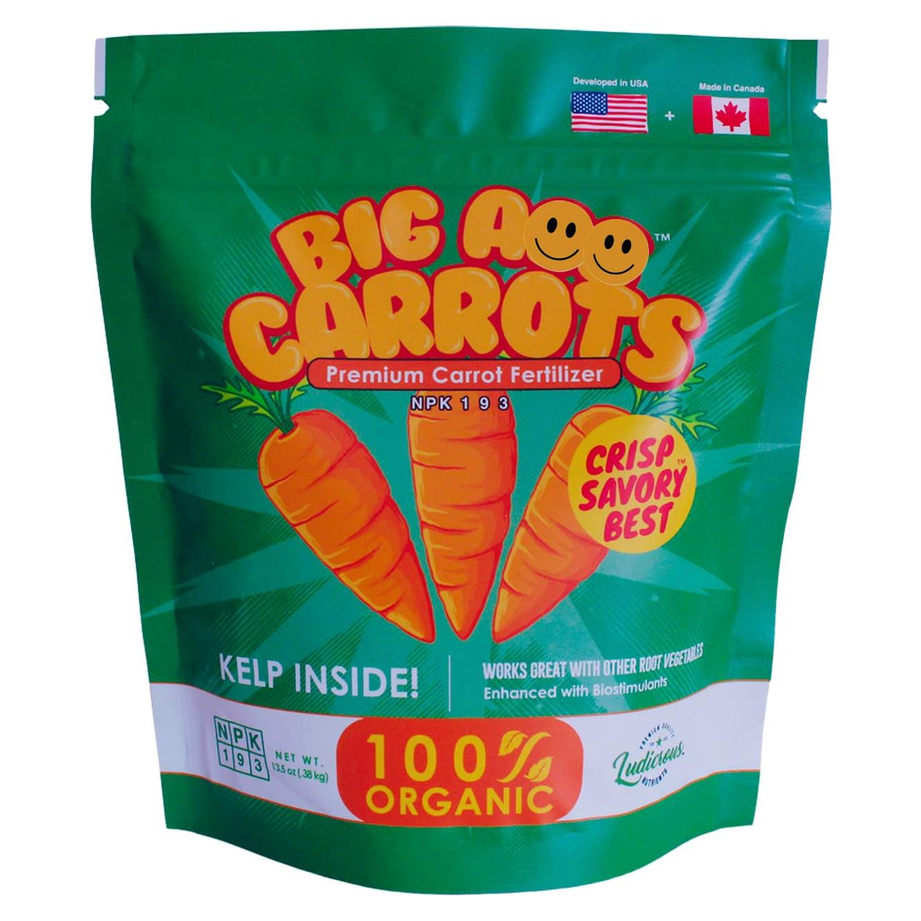 Fertilizante Orgánico Big A para Zanahorias y Verduras 340g