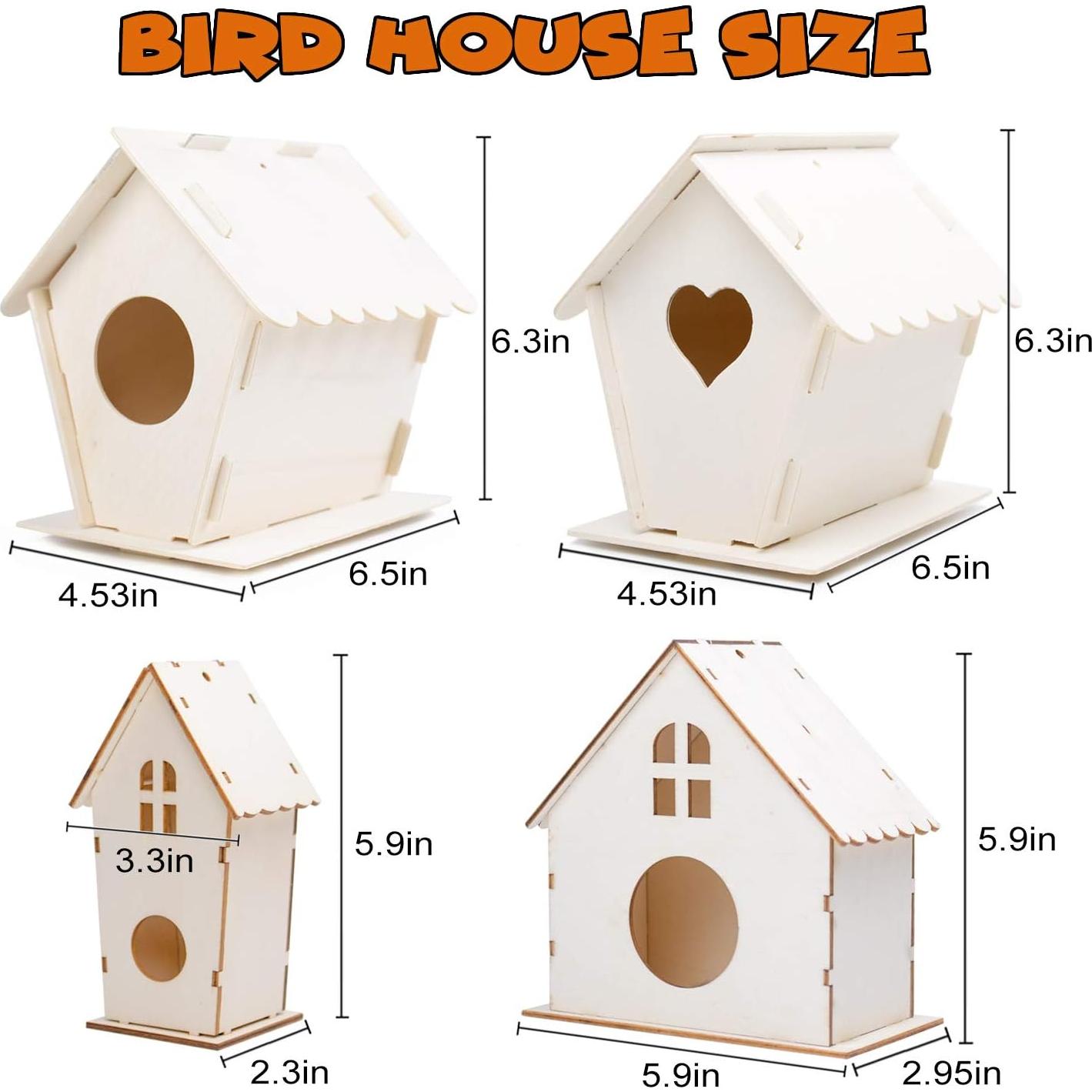 Kit de Manualidades Casa para Aves Hapray 6 Proyectos Niños 5-12 Años