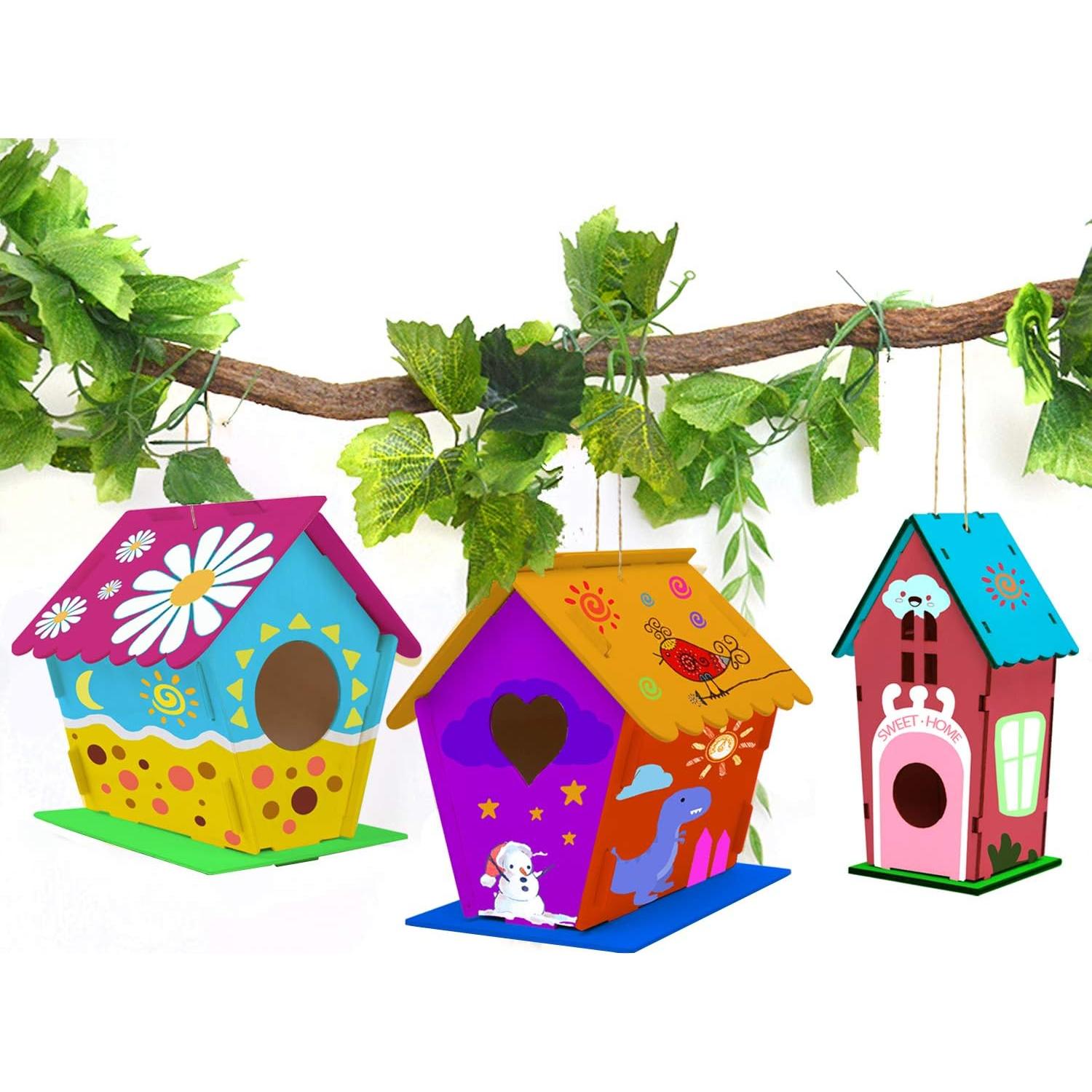 Kit de Manualidades Casa para Aves Hapray 6 Proyectos Niños 5-12 Años