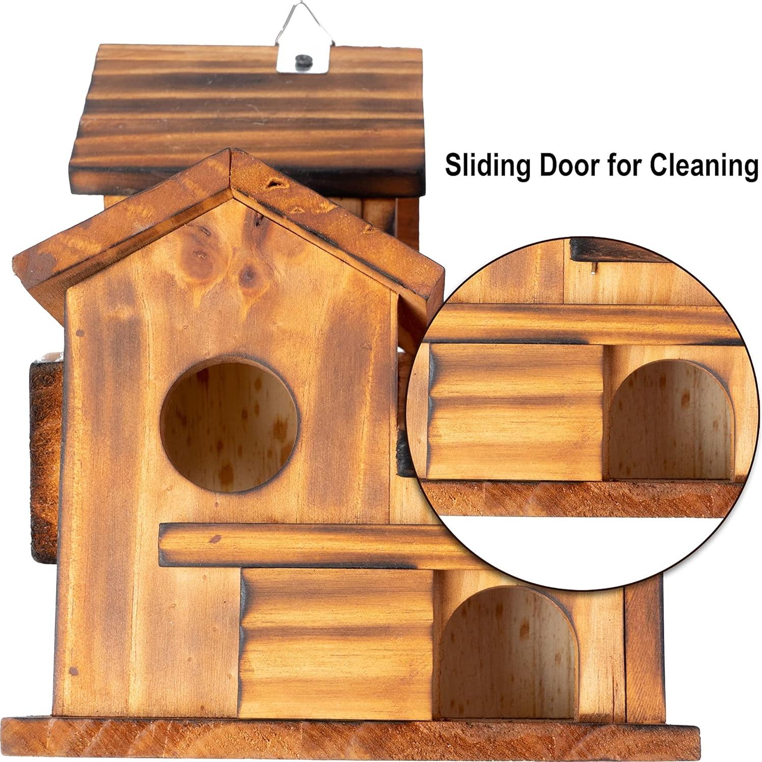 Casa de Aves Colgante COLEBA 5 Habitaciones de Madera de Pino