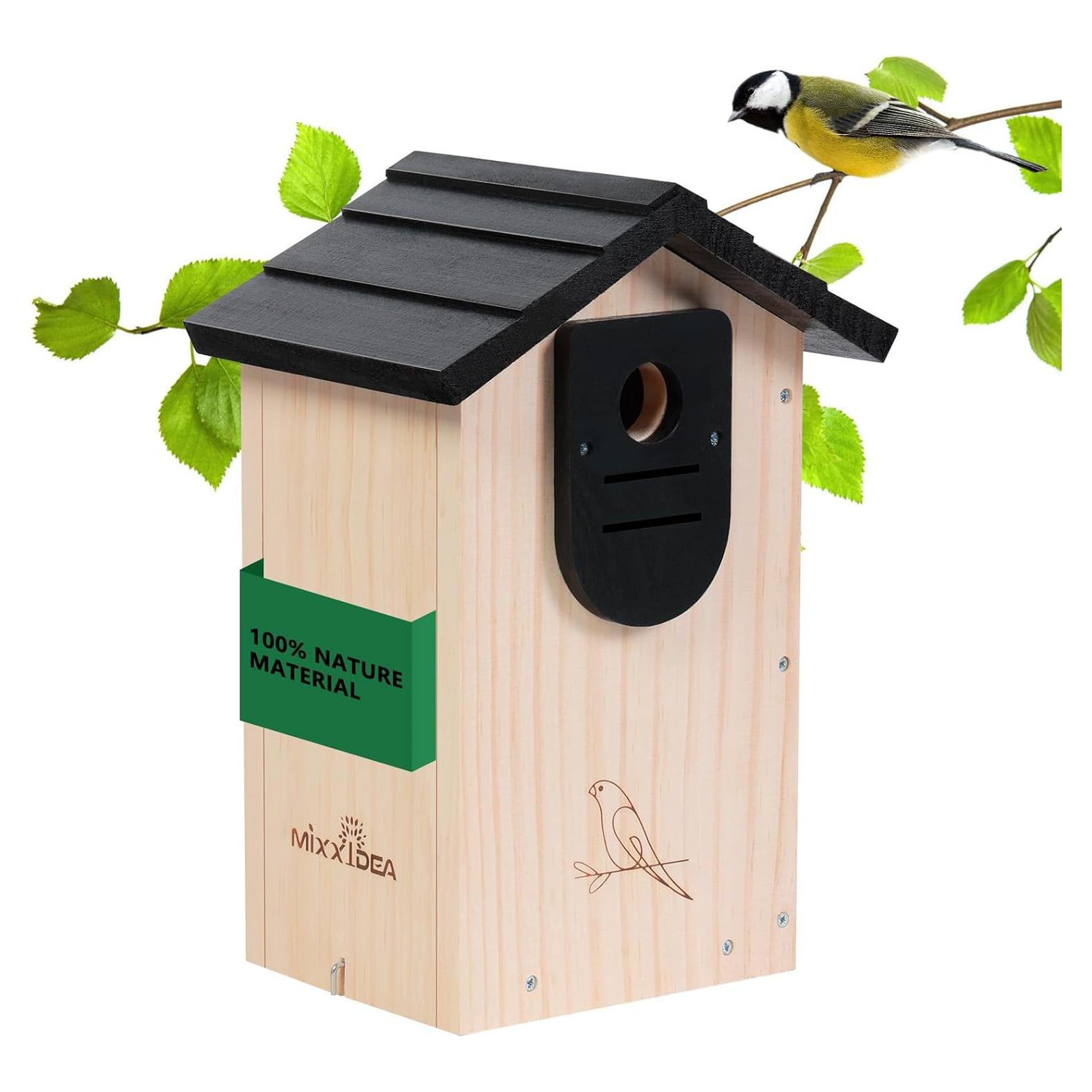 Casa para Aves MIXXIDEA Grande 32.3 cm Madera Resistente