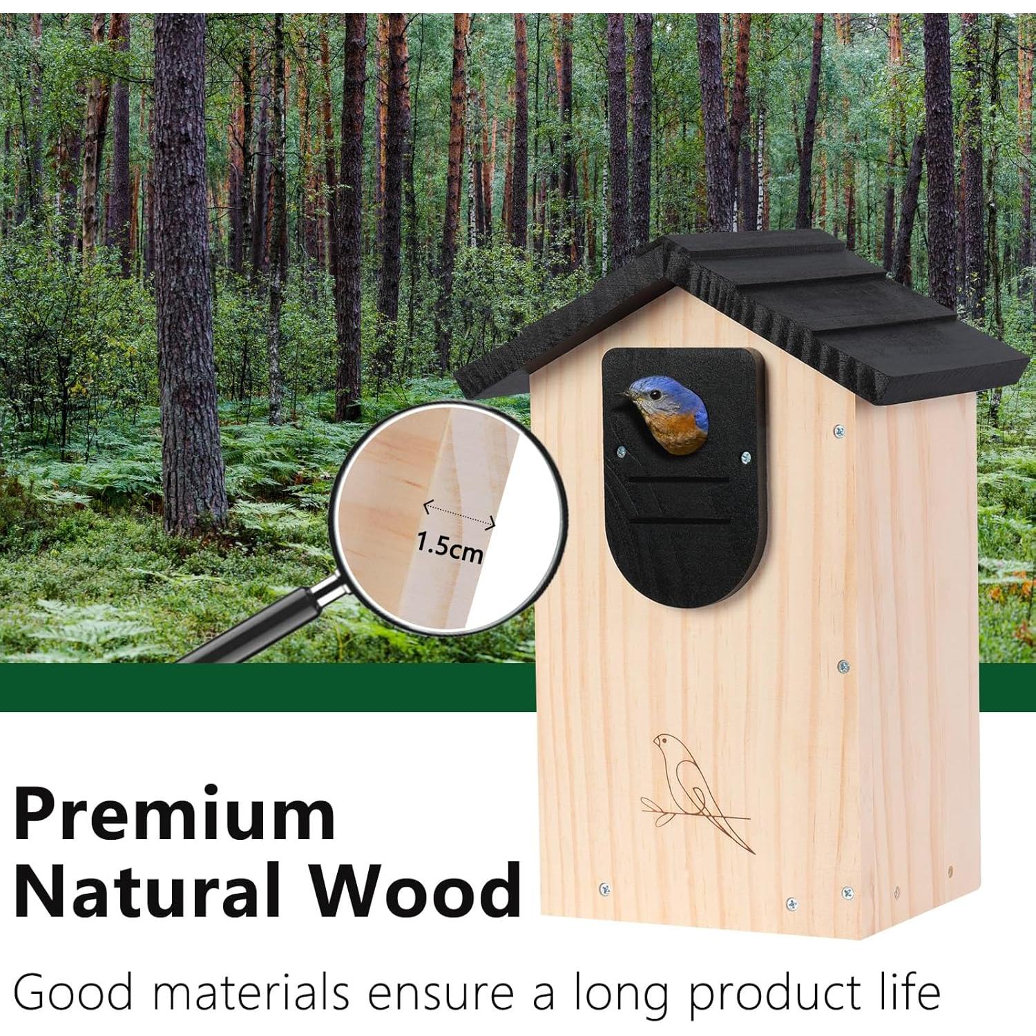 Casa para Aves MIXXIDEA Grande 32.3 cm Madera Resistente