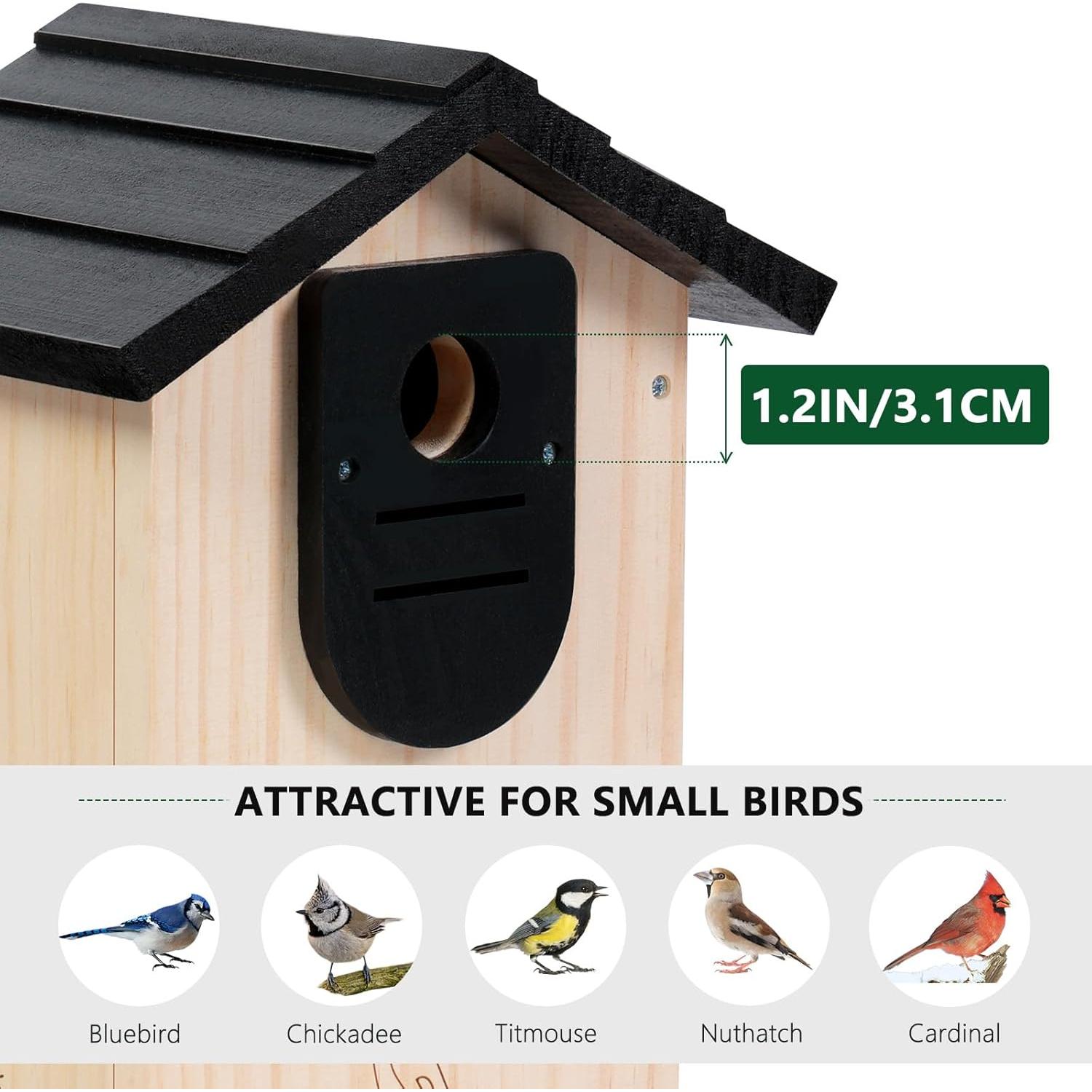 Casa para Aves MIXXIDEA Grande 32.3 cm Madera Resistente