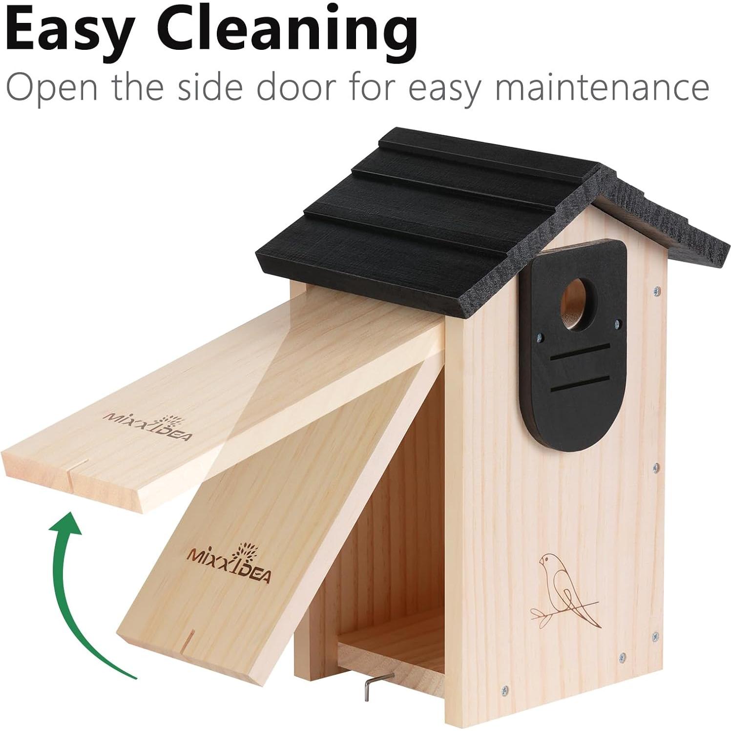 Casa para Aves MIXXIDEA Grande 32.3 cm Madera Resistente