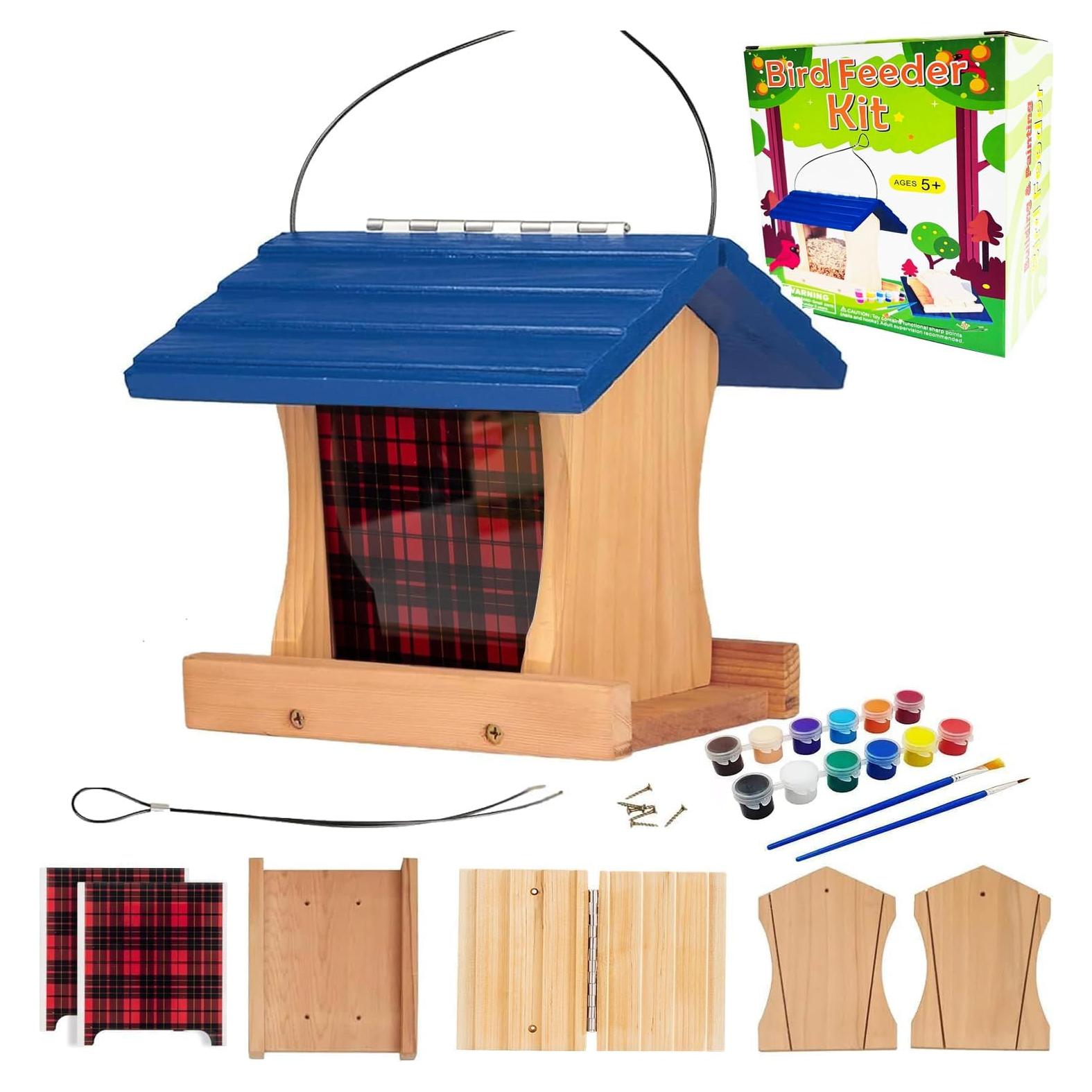 Comedero para Aves Cedar Alpha Colgante de Madera de Cedro