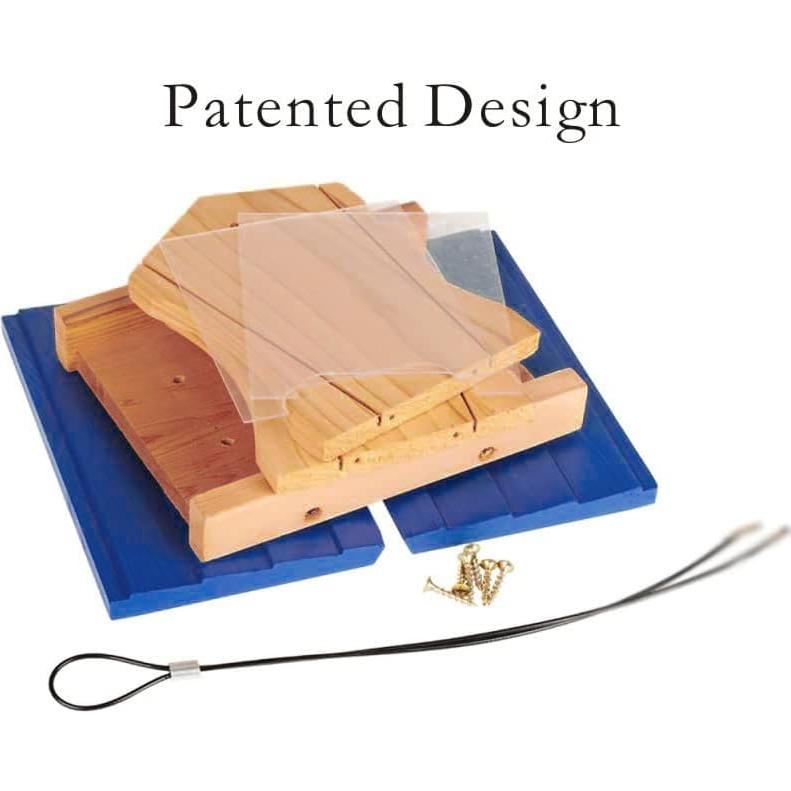 Comedero para Aves Cedar Alpha Colgante de Madera de Cedro