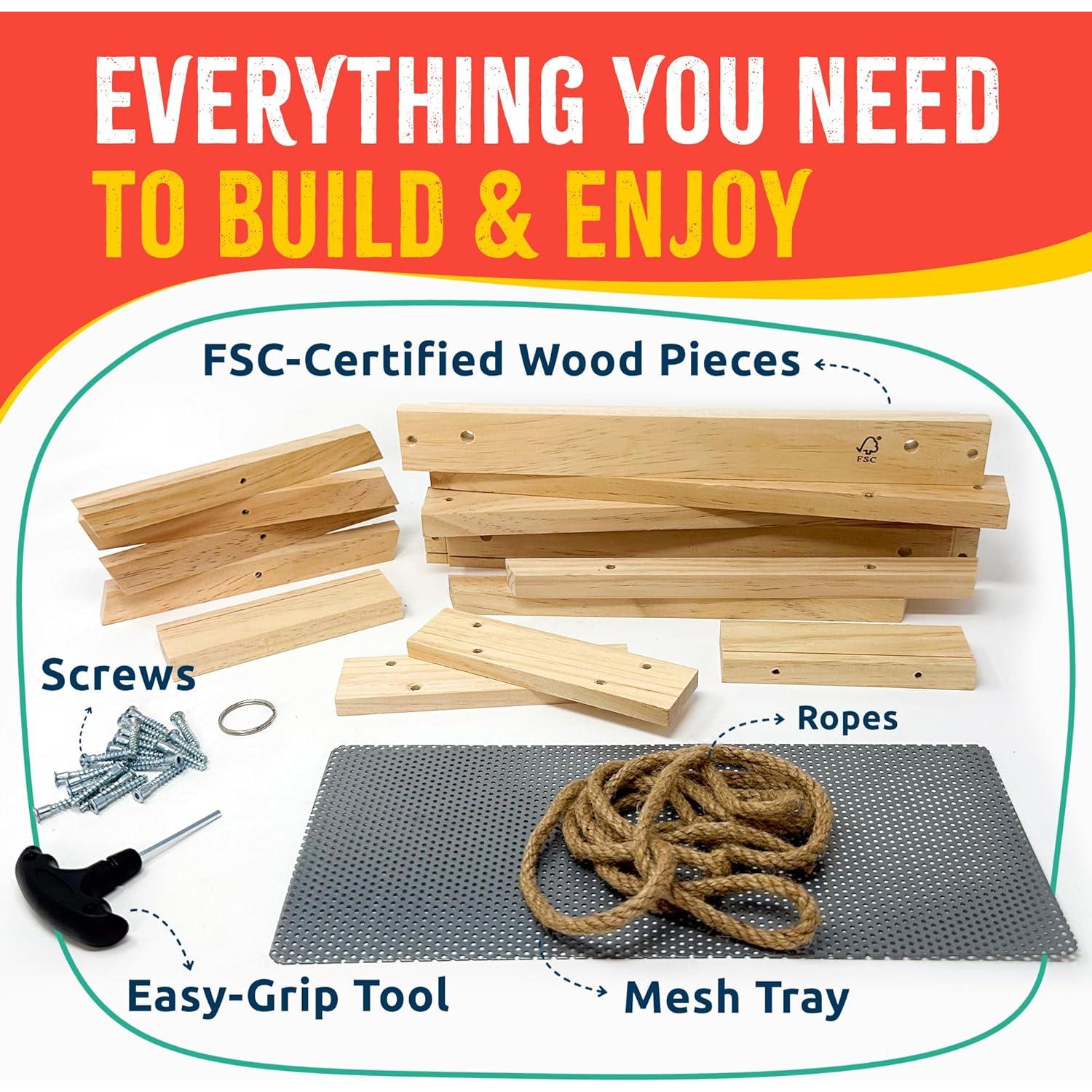 Alimentador de Mesa de Picnic SparkJump para Ardillas - Kit DIY