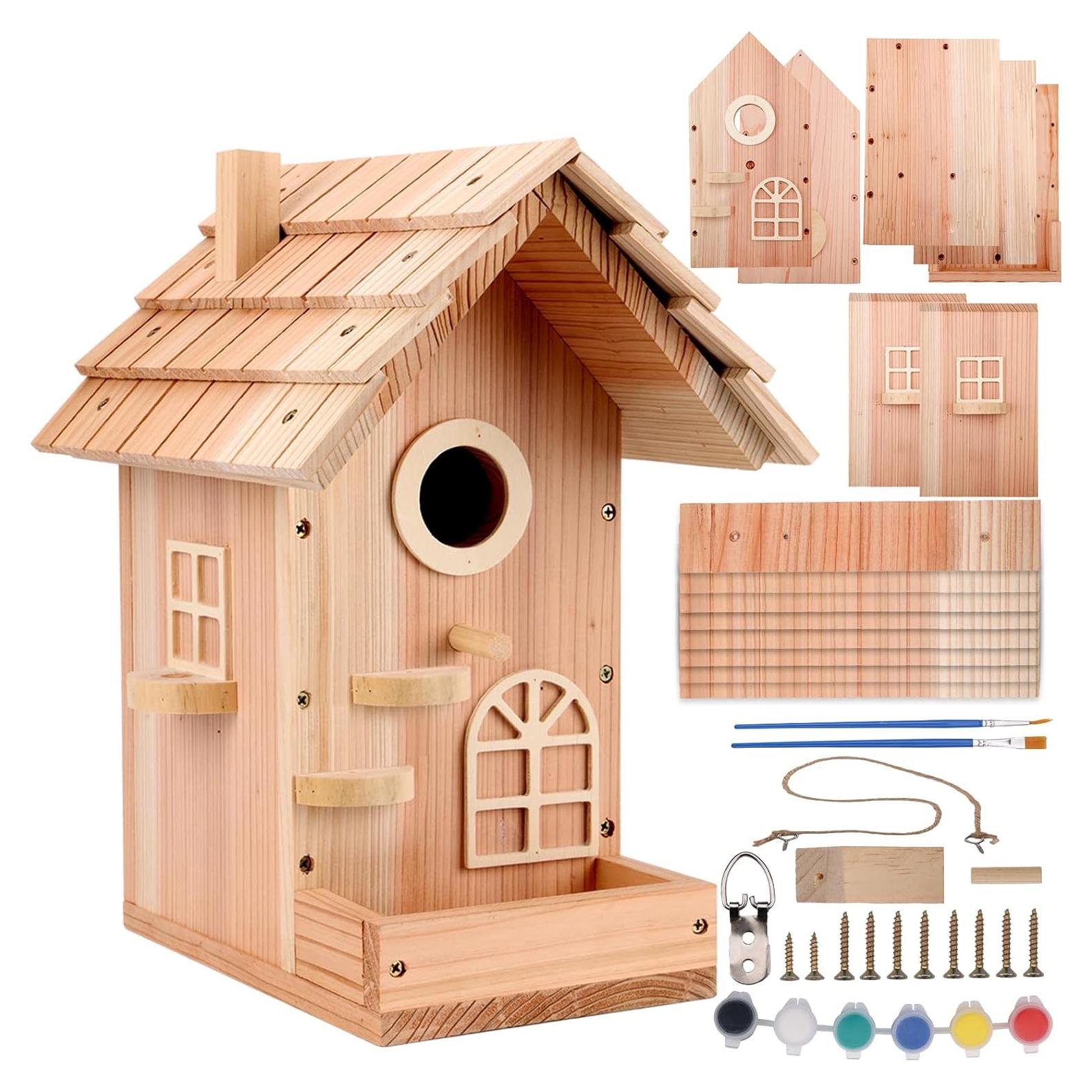 Kit Casa para Aves de Madera SELENAIRE 30.48x21.59x13.97 cm
