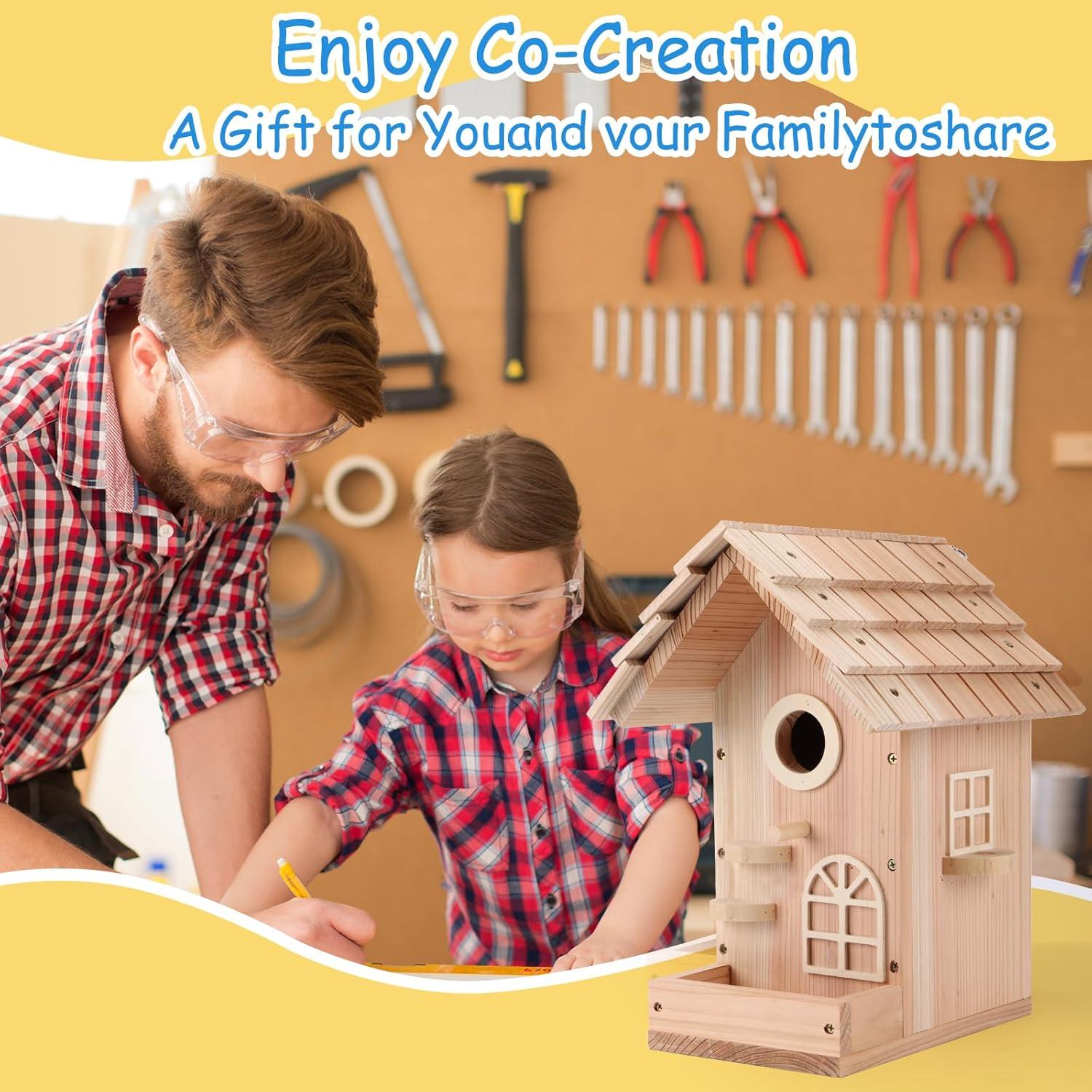 Kit Casa para Aves de Madera SELENAIRE 30.48x21.59x13.97 cm