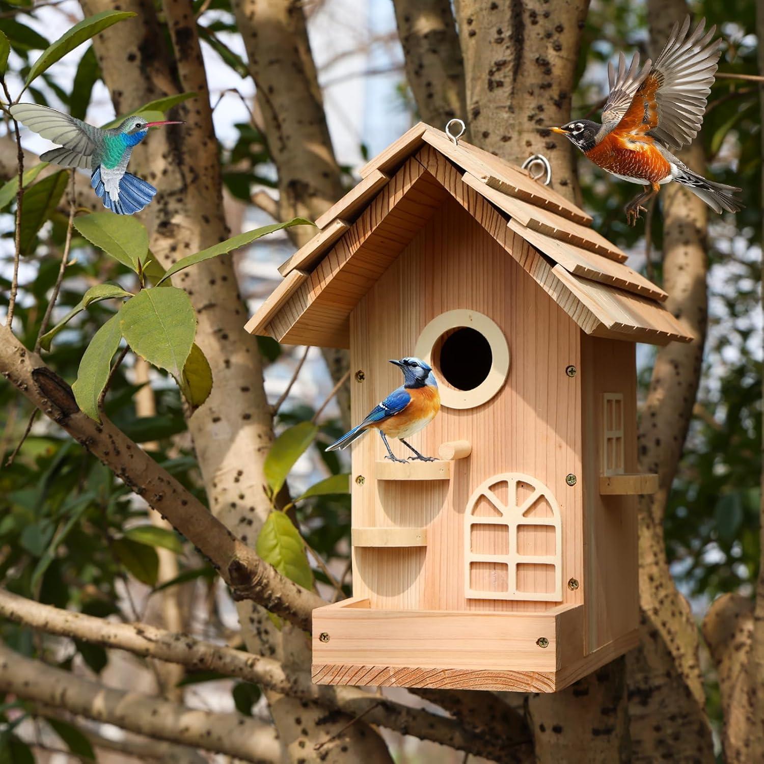 Kit Casa para Aves de Madera SELENAIRE 30.48x21.59x13.97 cm