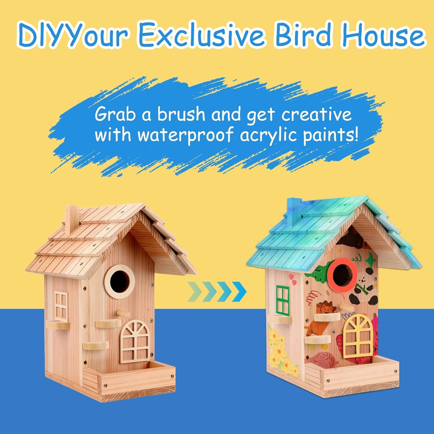 Kit Casa para Aves de Madera SELENAIRE 30.48x21.59x13.97 cm