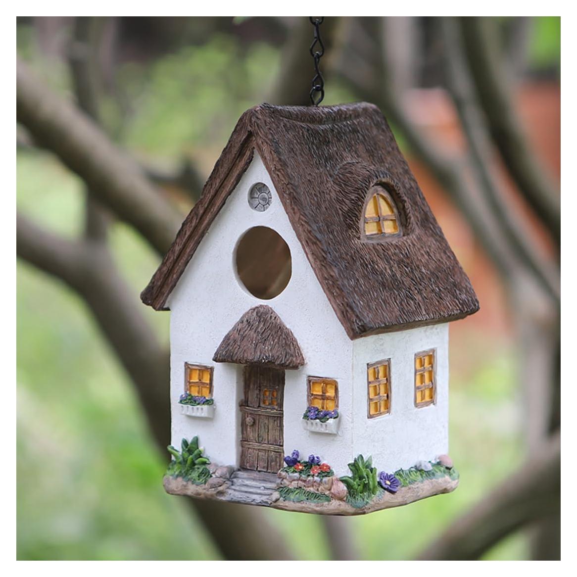 Casa para Aves Colgante de Resina 12x14.5x20.3cm - Shenzhen Dibaotian