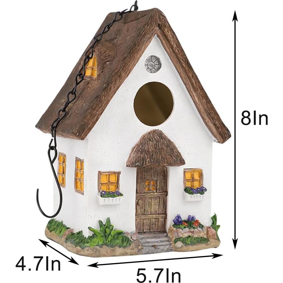 Casa para Aves Colgante de Resina 12x14.5x20.3cm - Shenzhen Dibaotian
