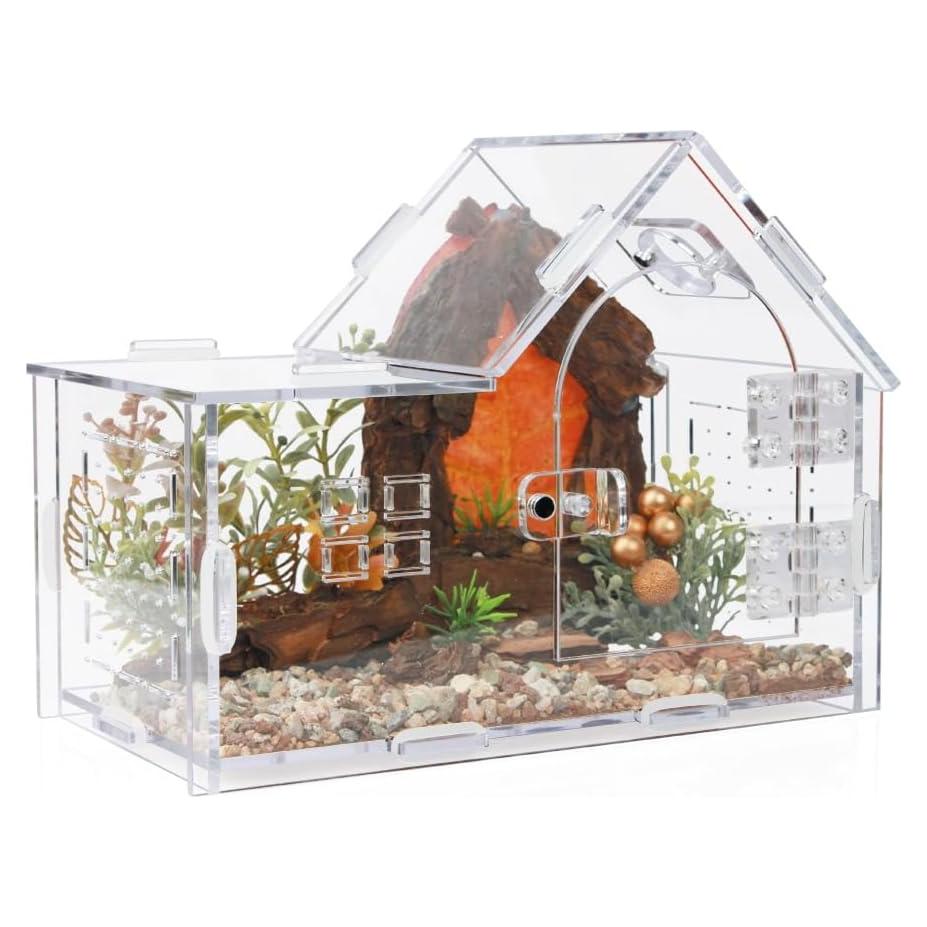 Recinto Acrílico para Araña Saltadora ZUIFIANLE 20x10x15cm