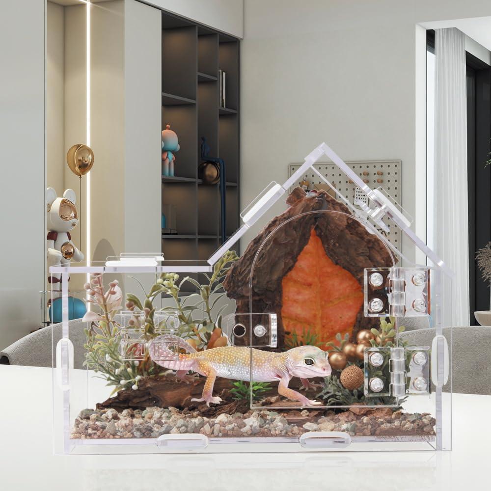 Recinto Acrílico para Araña Saltadora ZUIFIANLE 20x10x15cm