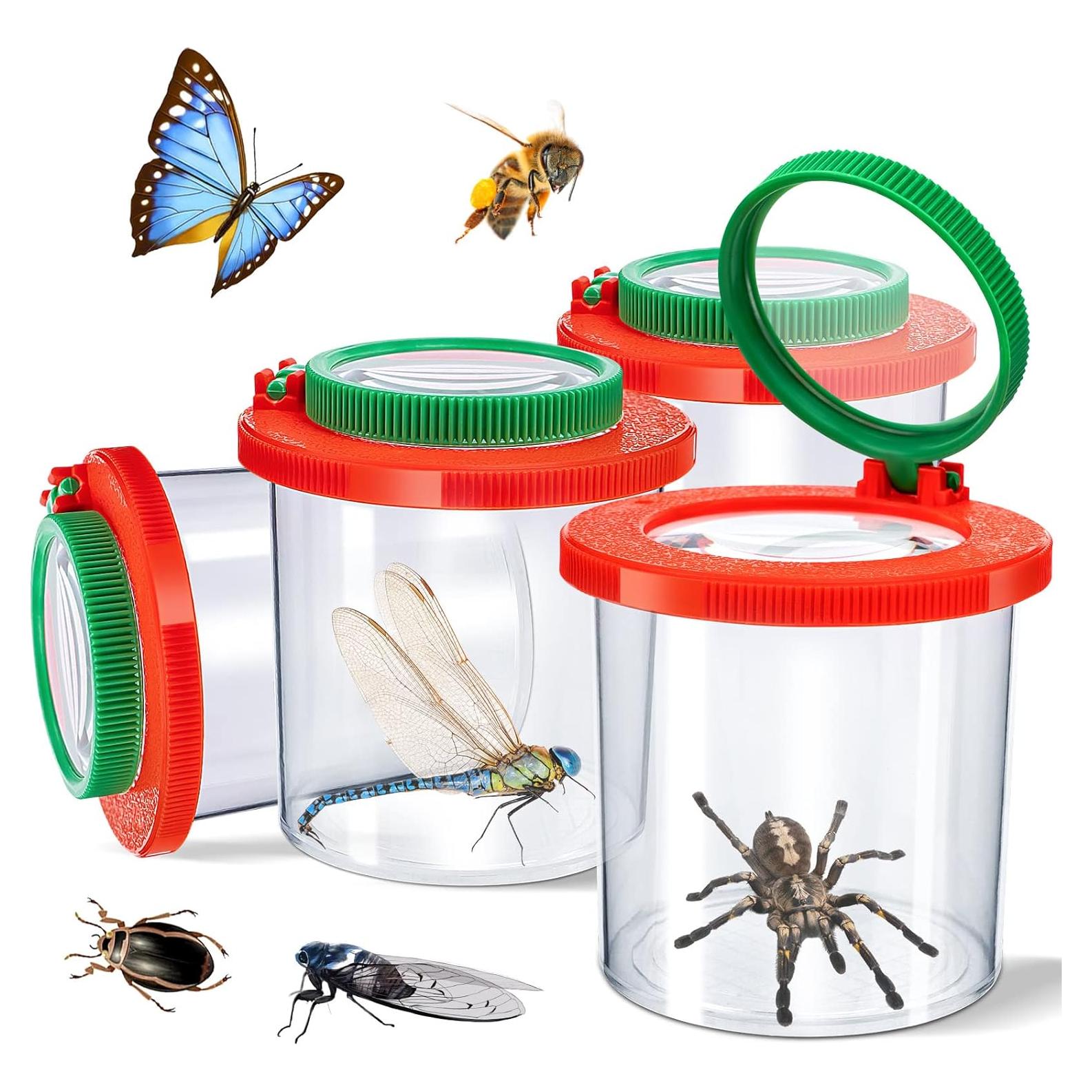 Kit de Captura de Insectos con Lupa TORINALITAL - 4 Piezas