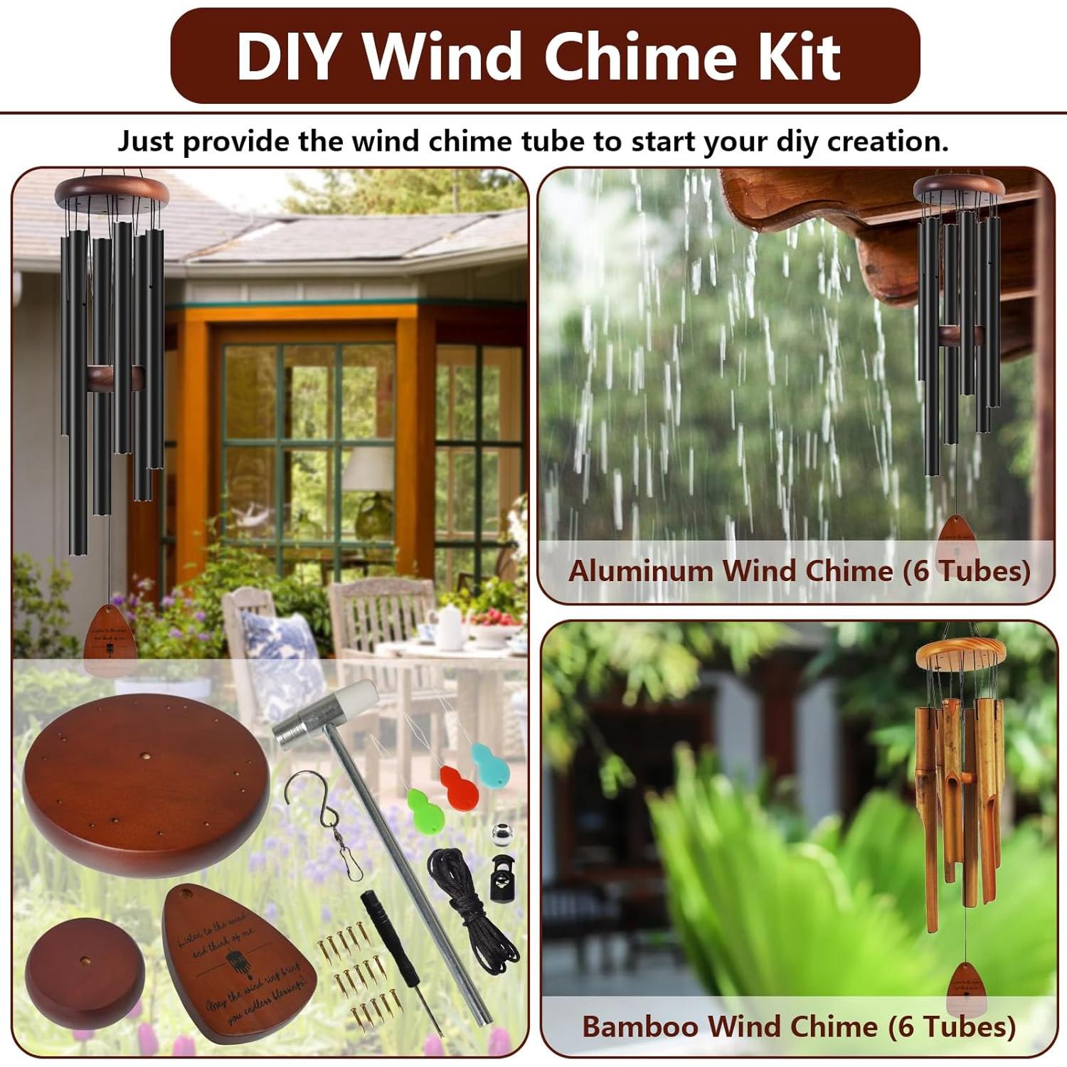 Kit de Reparación Campanas de Viento SPNKMJUJ 28 PZS Madera