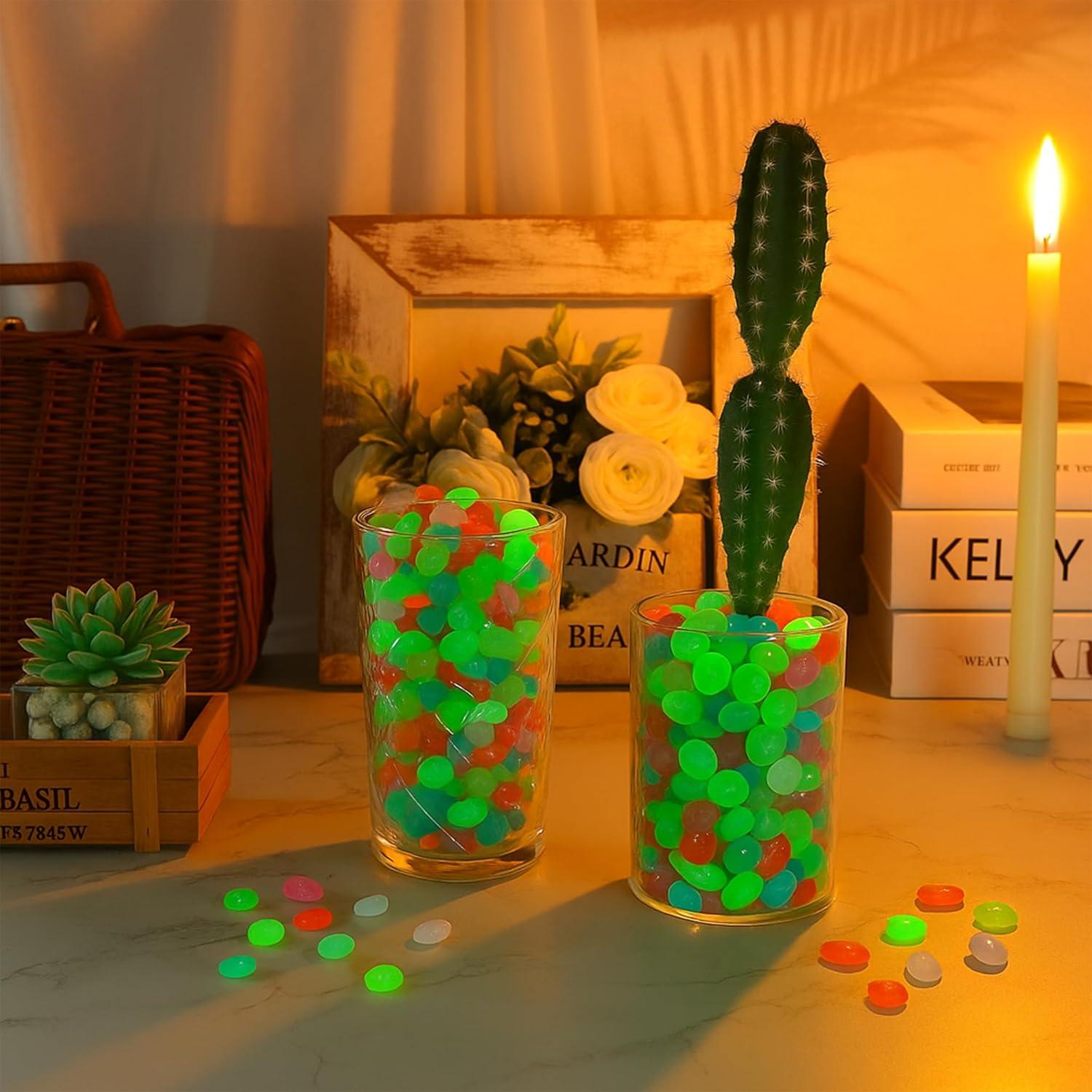 12000 Rocas Coloridas que Brillan en la Oscuridad TREEHAC