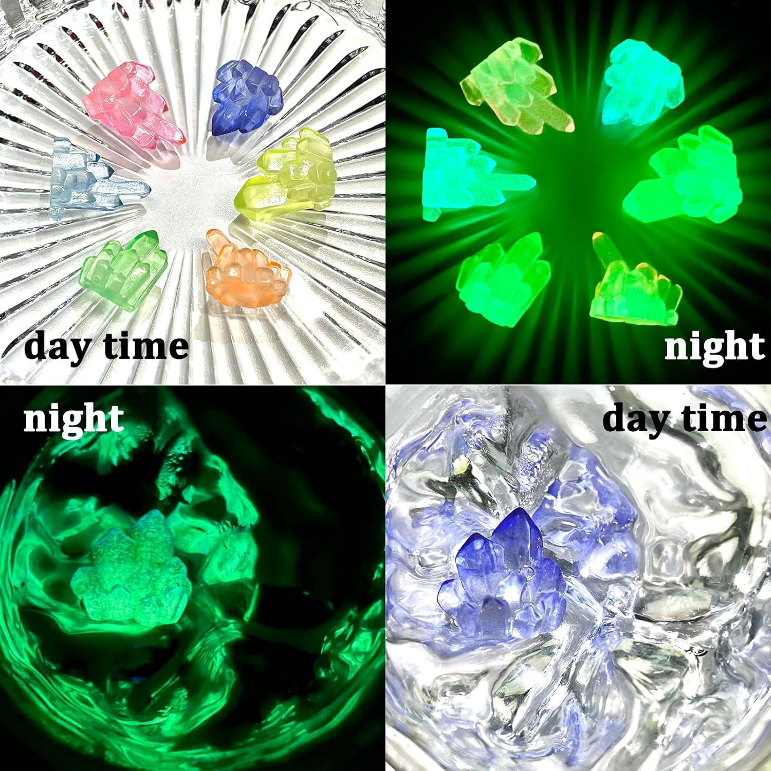 Piedras Brillantes MIUPOO para Acuario y Decoración, 12 Piezas