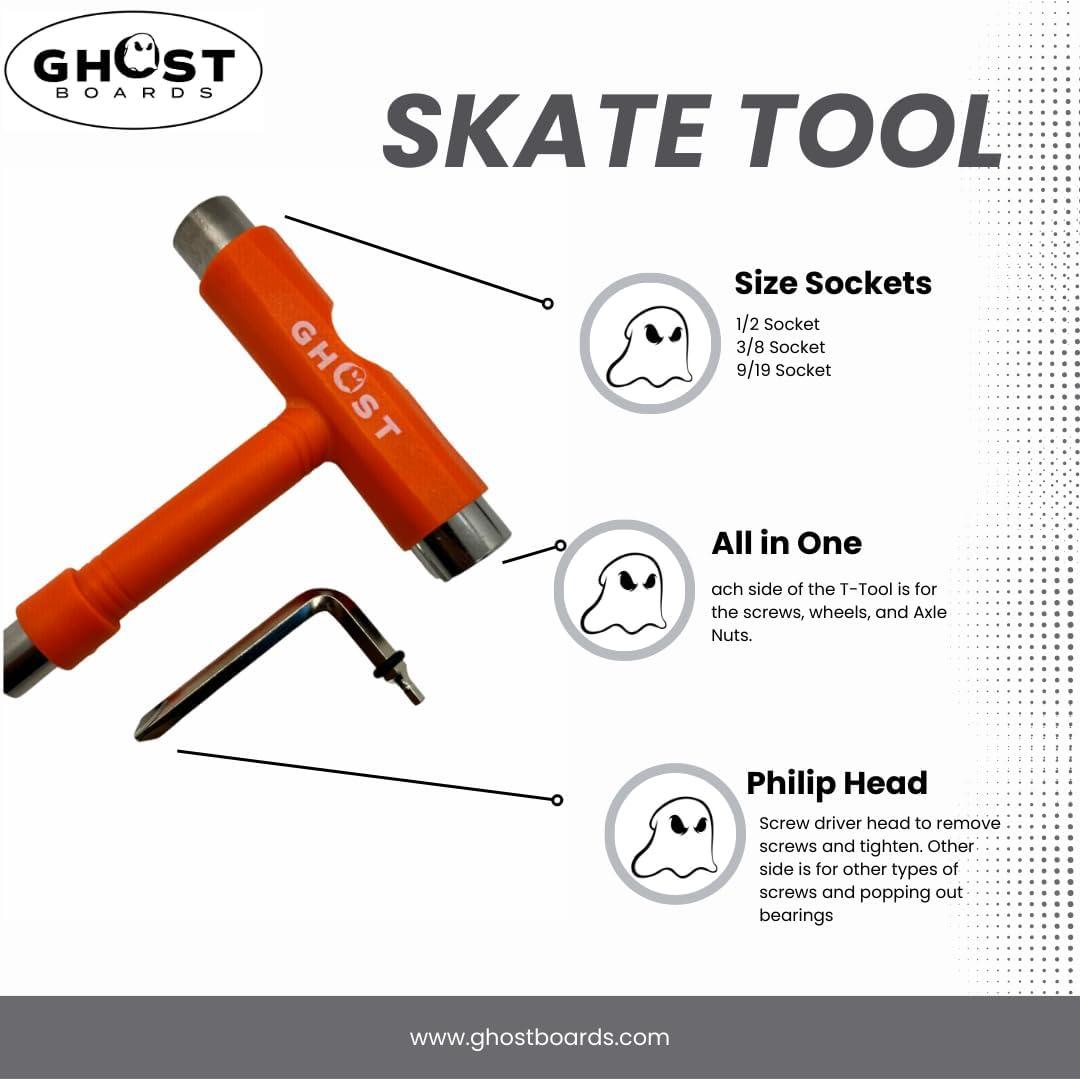 Herramienta Todo-en-Uno para Skateboard GHOST BOARDS