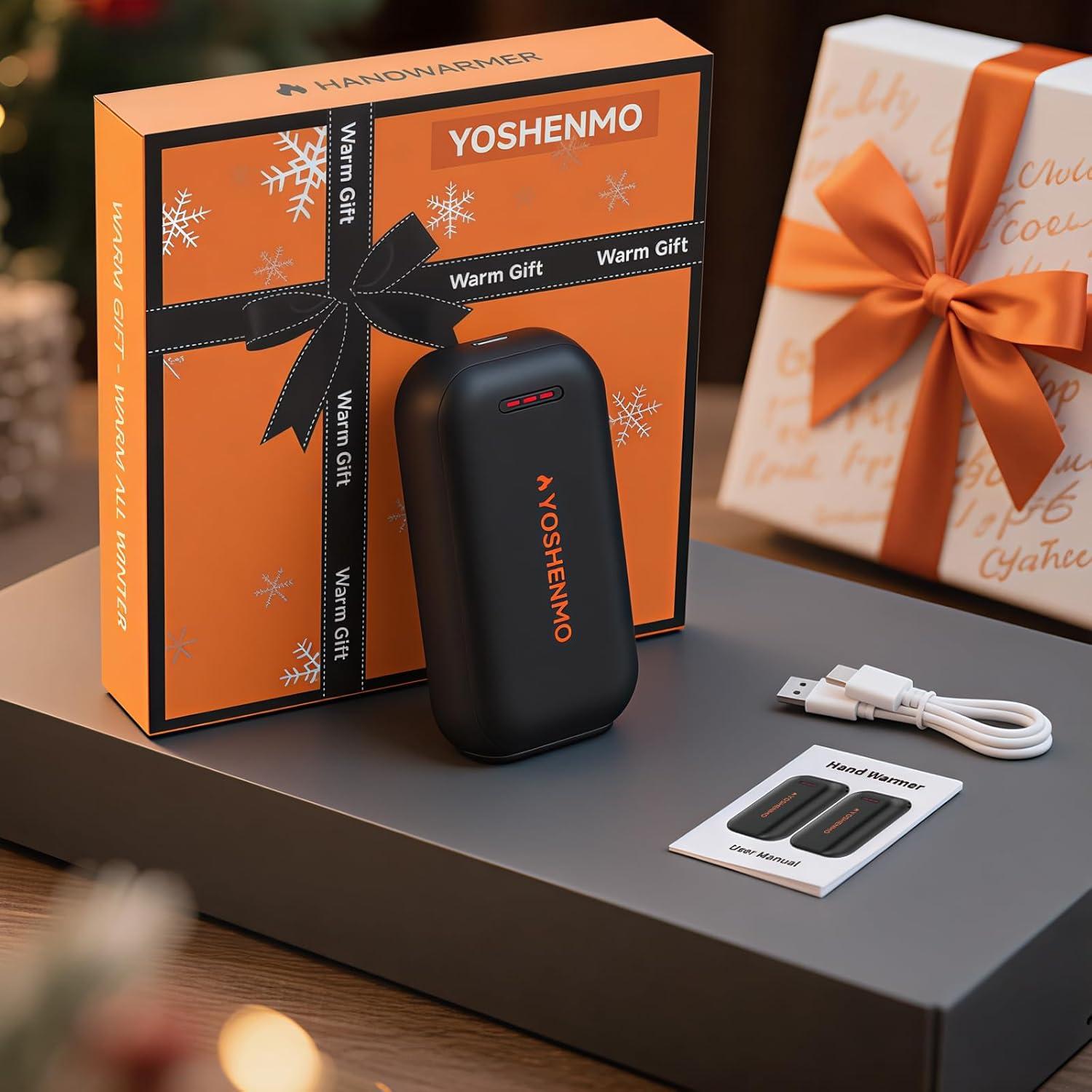 Calentador de Manos Eléctrico YOSHENMO A403 20Hrs Calor Reutilizable