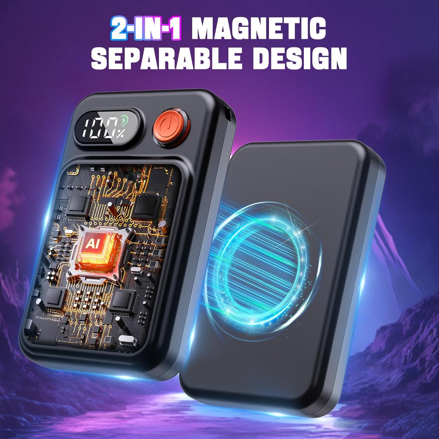 Calentadores de Manos Recargables AUIIAH RT09 - Pantalla LED, 4 Niveles