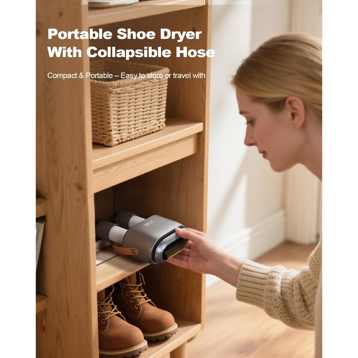 Secador de Zapatos Portátil SOTHING DSHJ-S-2101 95W Ozono