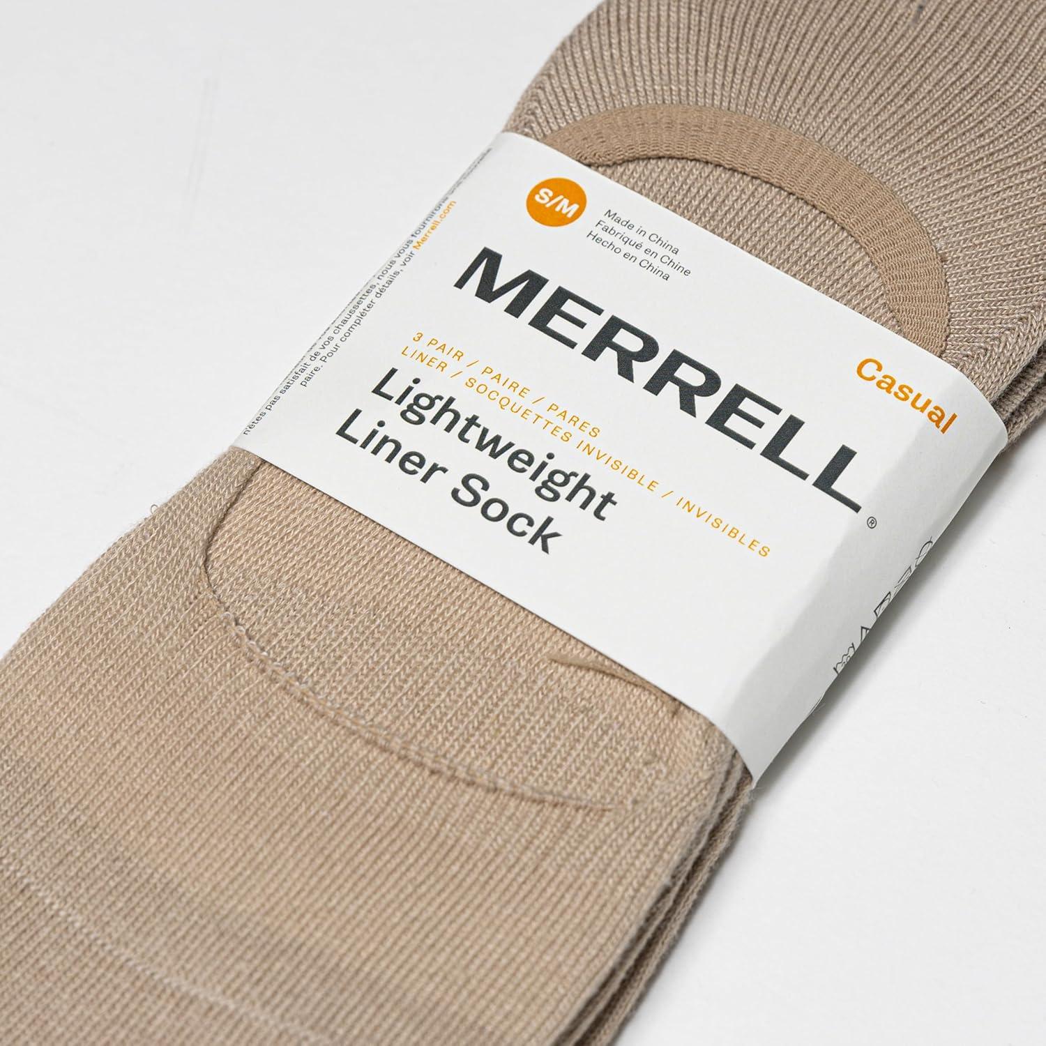 Calcetines Liner Merrell Unisex - Paquete de 3 Pares - Beige