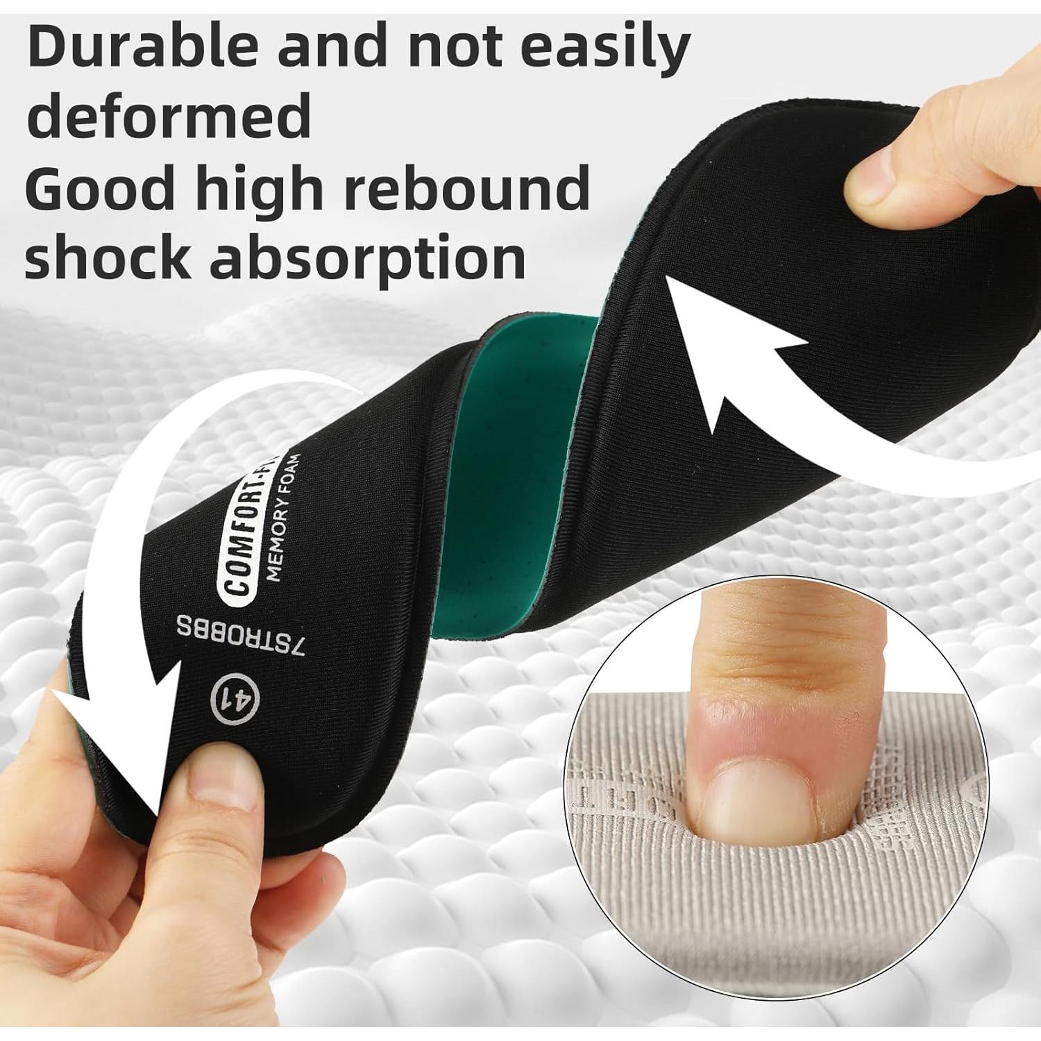 Plantillas de Espuma de Memoria 7STROBBS para Mujeres US9 Gris