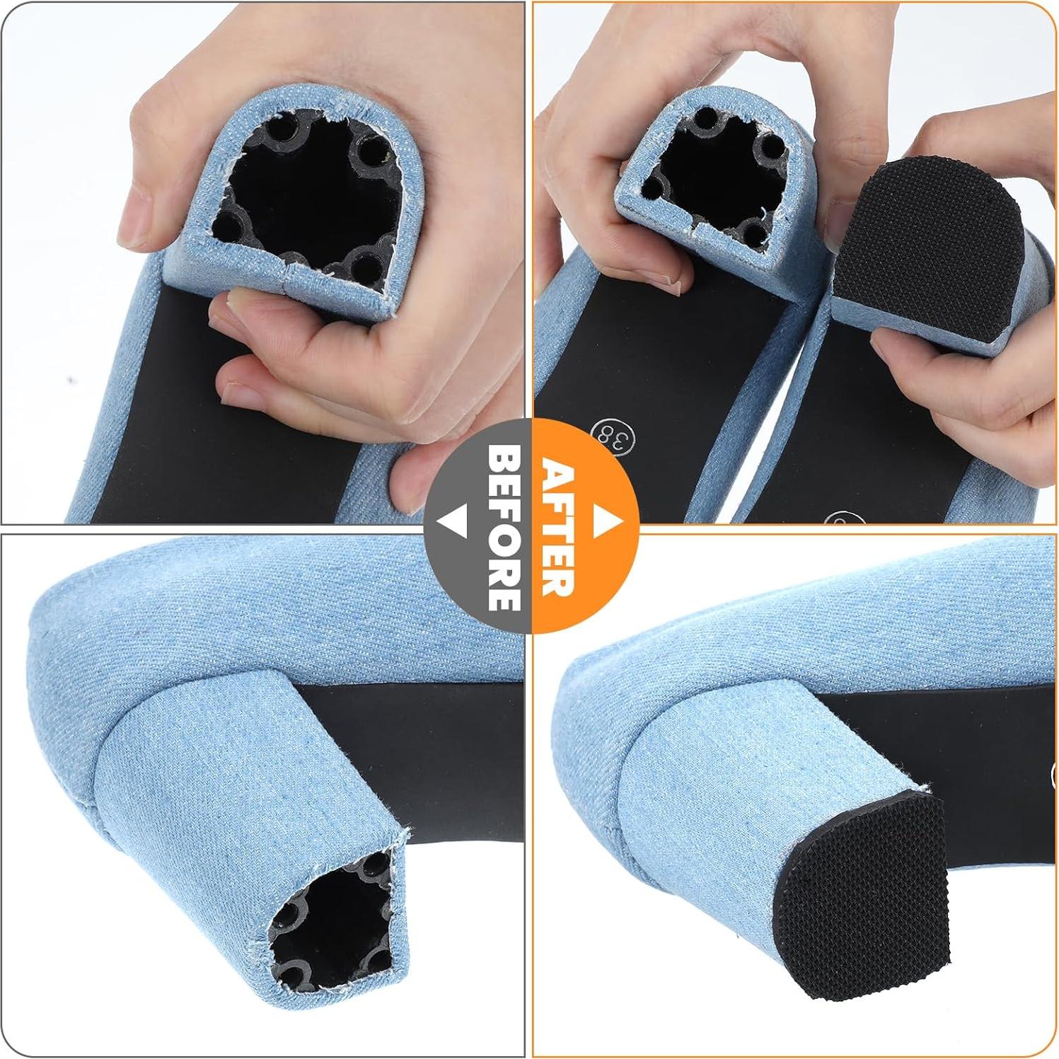 Kit de Reparación de Tacones de Goma Classicseali - 8 Piezas