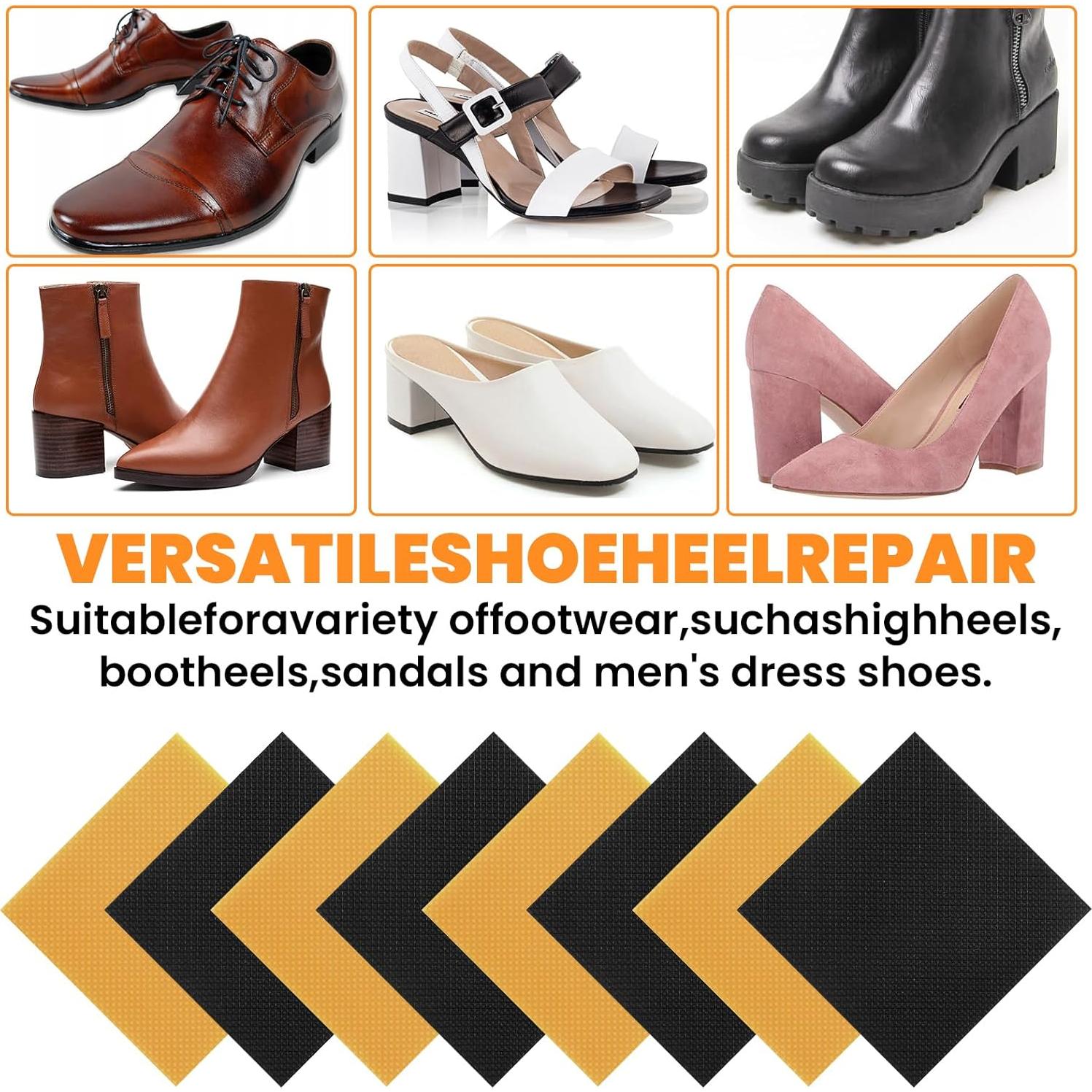 Kit de Reparación de Tacones de Goma Classicseali - 8 Piezas