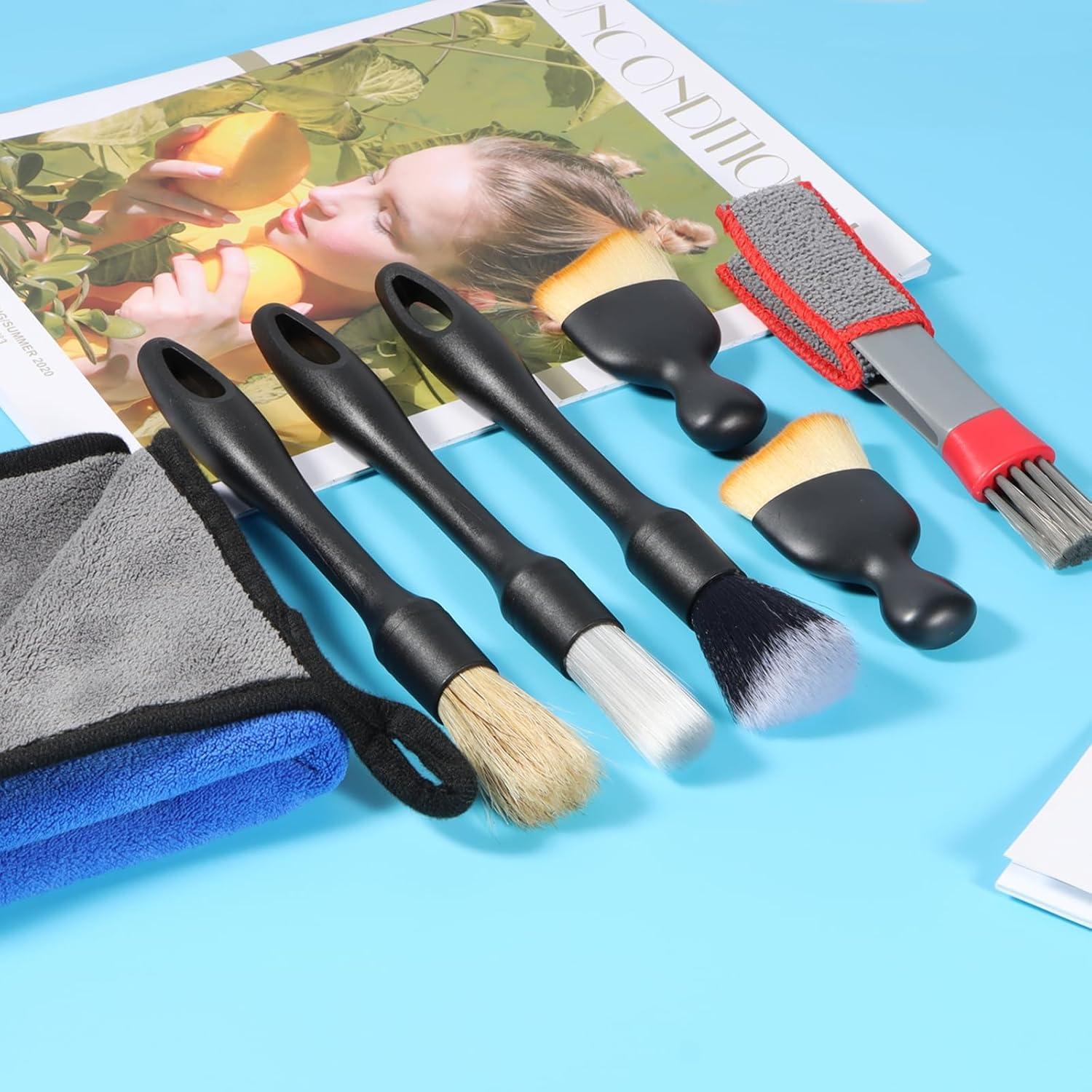 Juego de Cepillos de Detalle Zhtulck para Automóviles - 7 Piezas