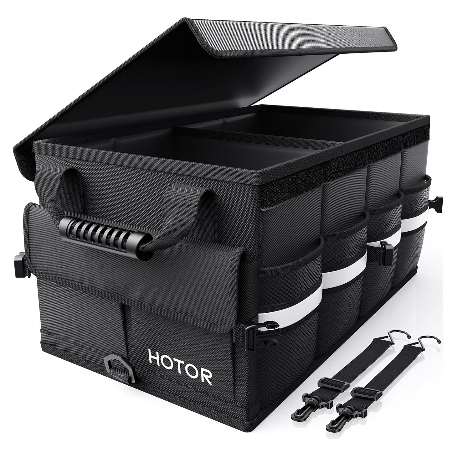 Organizador de Maletero HOTOR Plegable Negro 56.1x32x27.9 cm