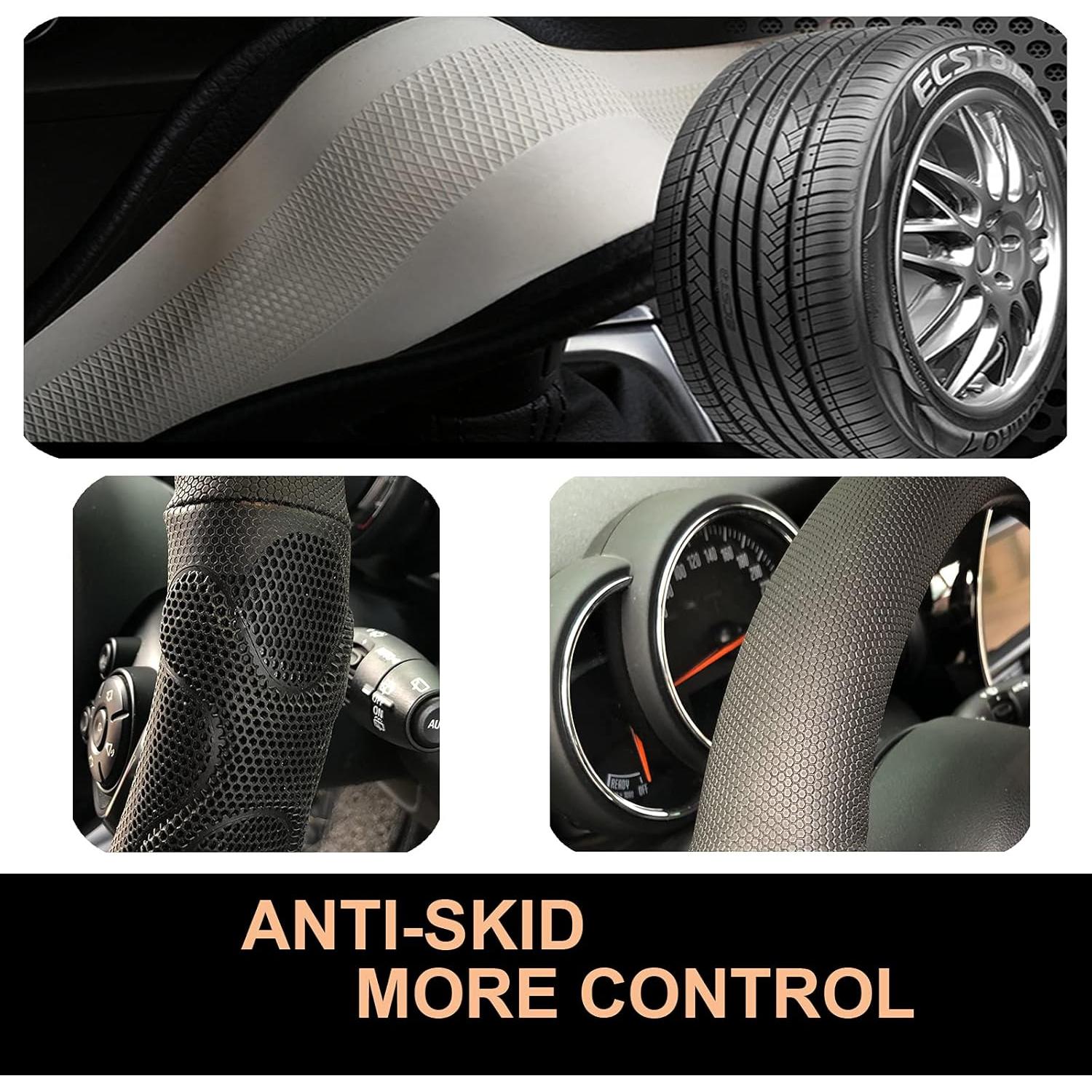 Cubierta de Volante PINCTROT XL 45.7 cm Antideslizante Negra