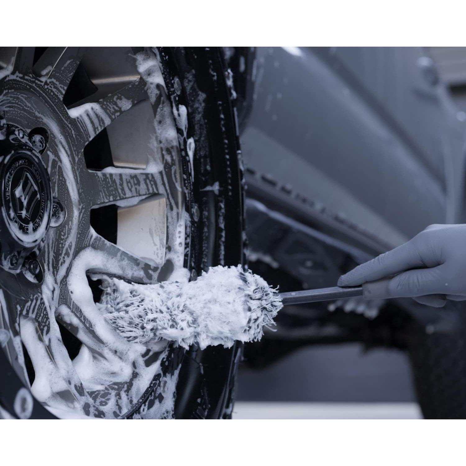 Kit de Cepillos de Rueda Microfibra PROPER DETAILING CO. - 2 Piezas