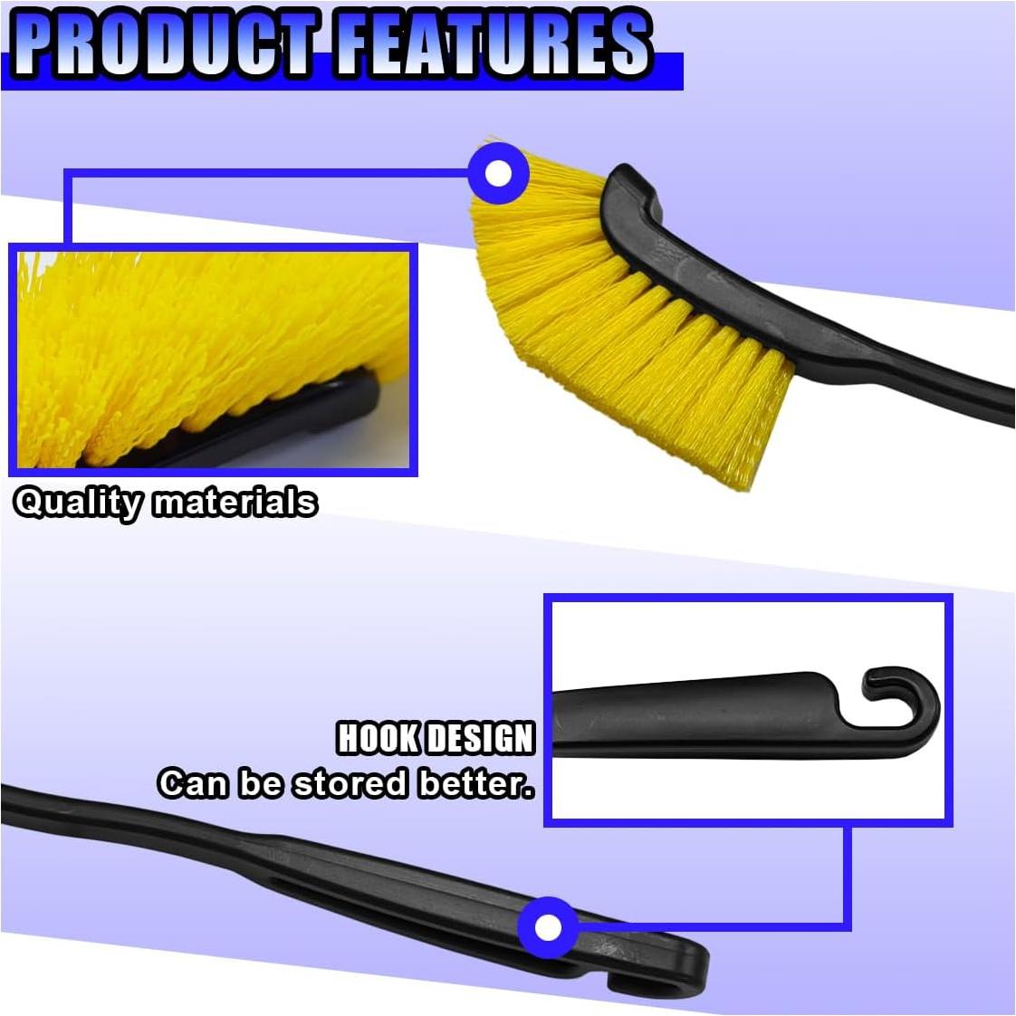 Cepillo de Limpieza de Ruedas de Coche GAOLAOSY 30.48 cm