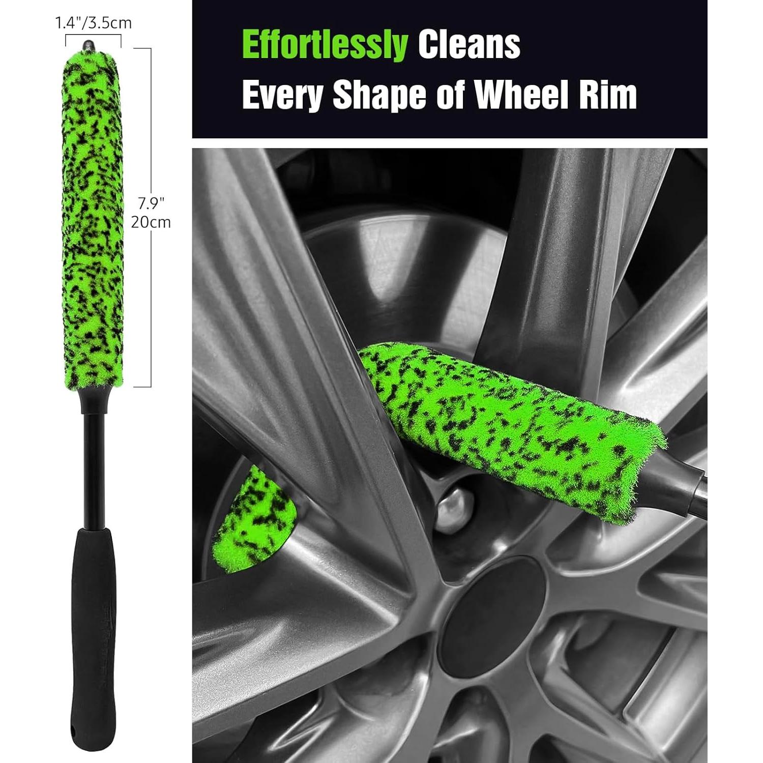 Kit de Cepillos Limpiadores de Ruedas YeewayVeh - 3 Paquetes