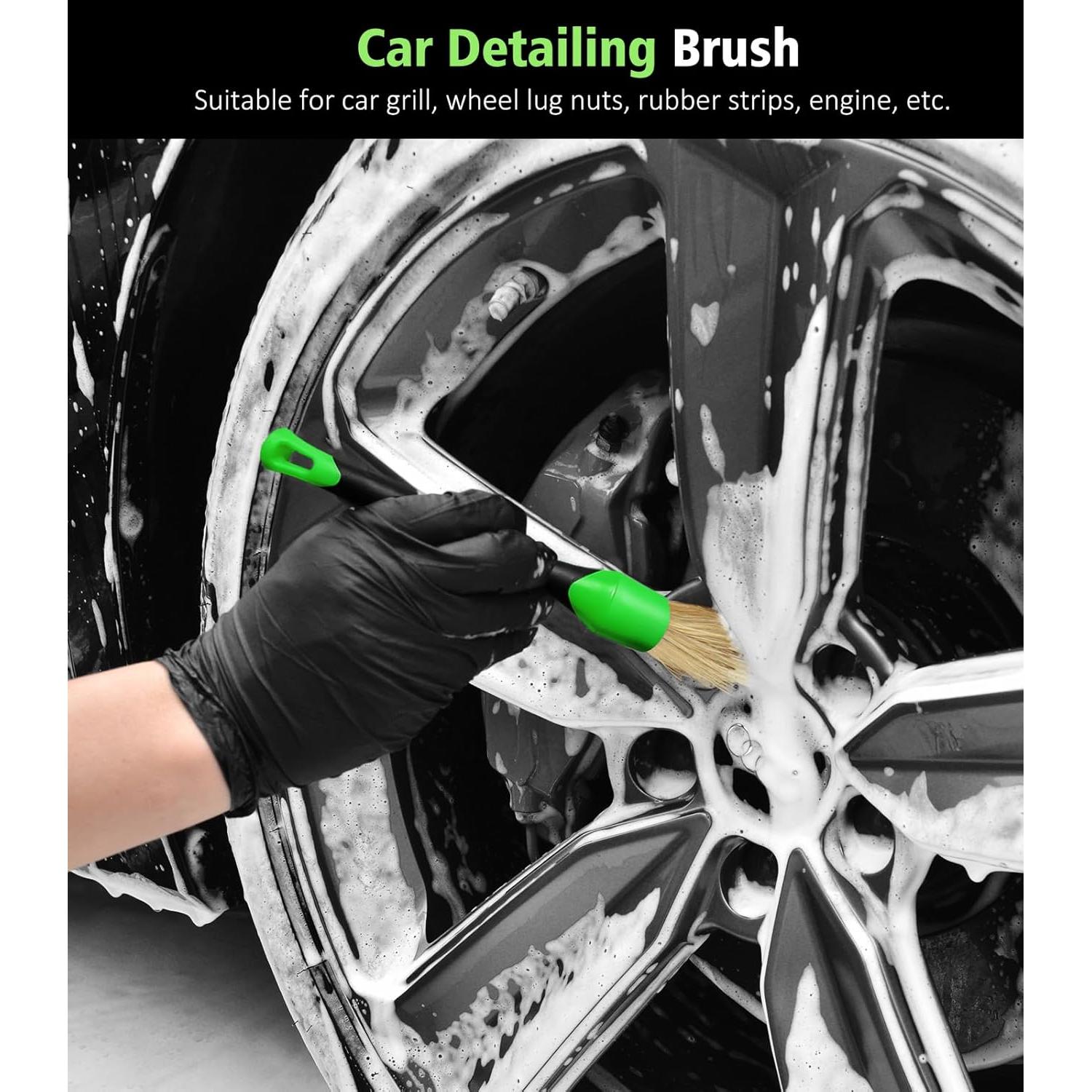 Kit de Cepillos Limpiadores de Ruedas YeewayVeh - 3 Paquetes