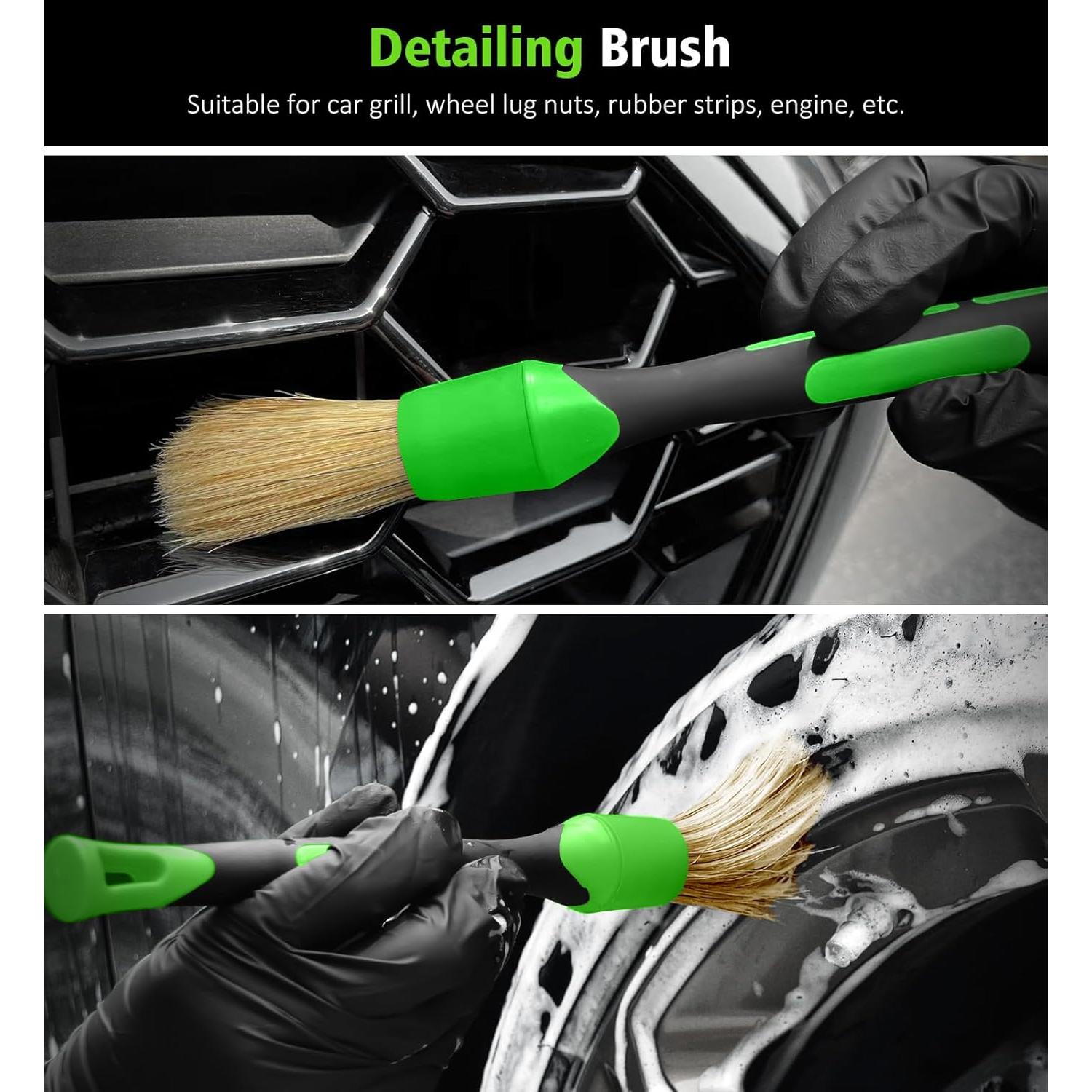 Kit de Cepillos Limpiadores de Ruedas YeewayVeh - 3 Paquetes